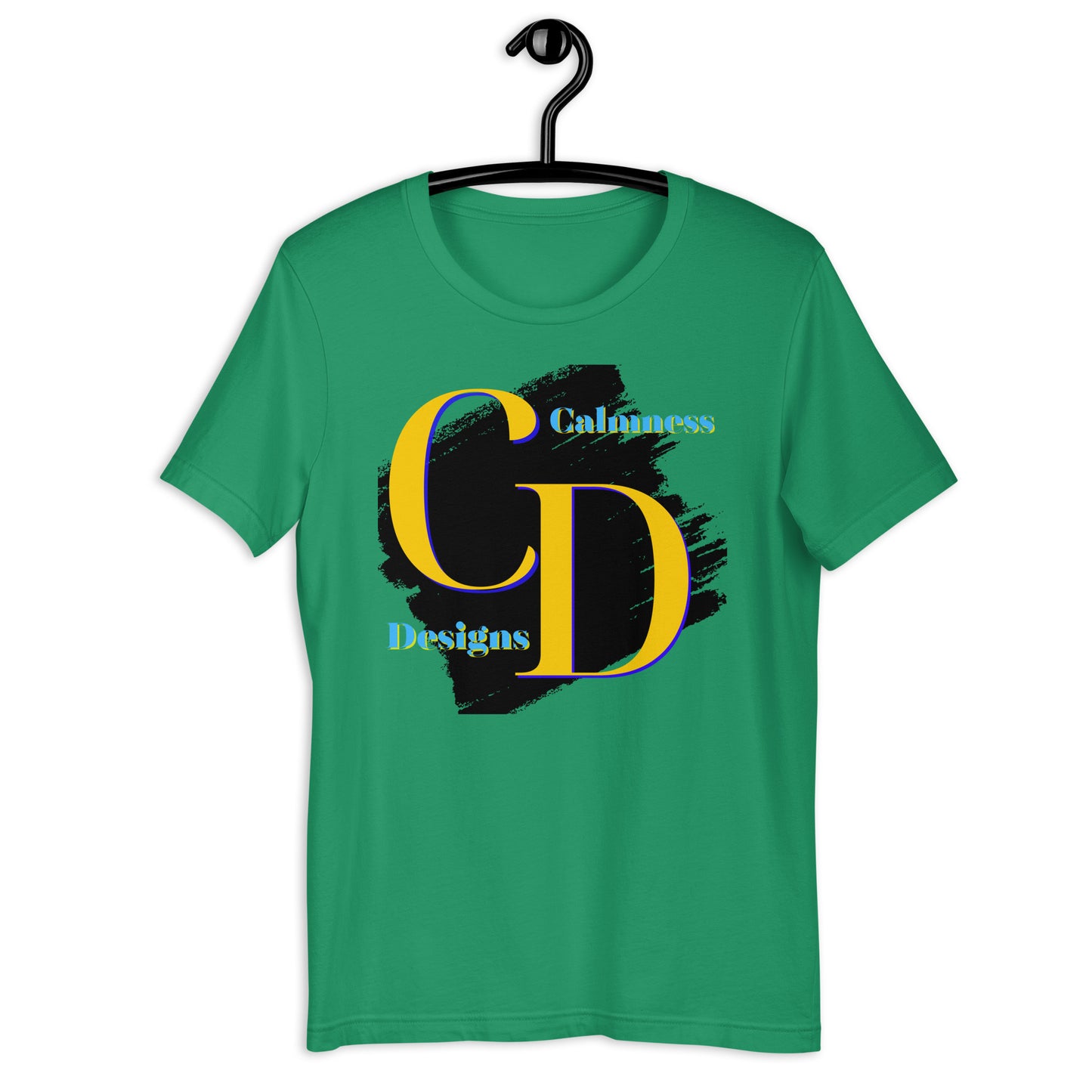Logo CALMNESS DESIGNS, (C D), Calmness Designs, Creative Designs, Unisex t-shirt