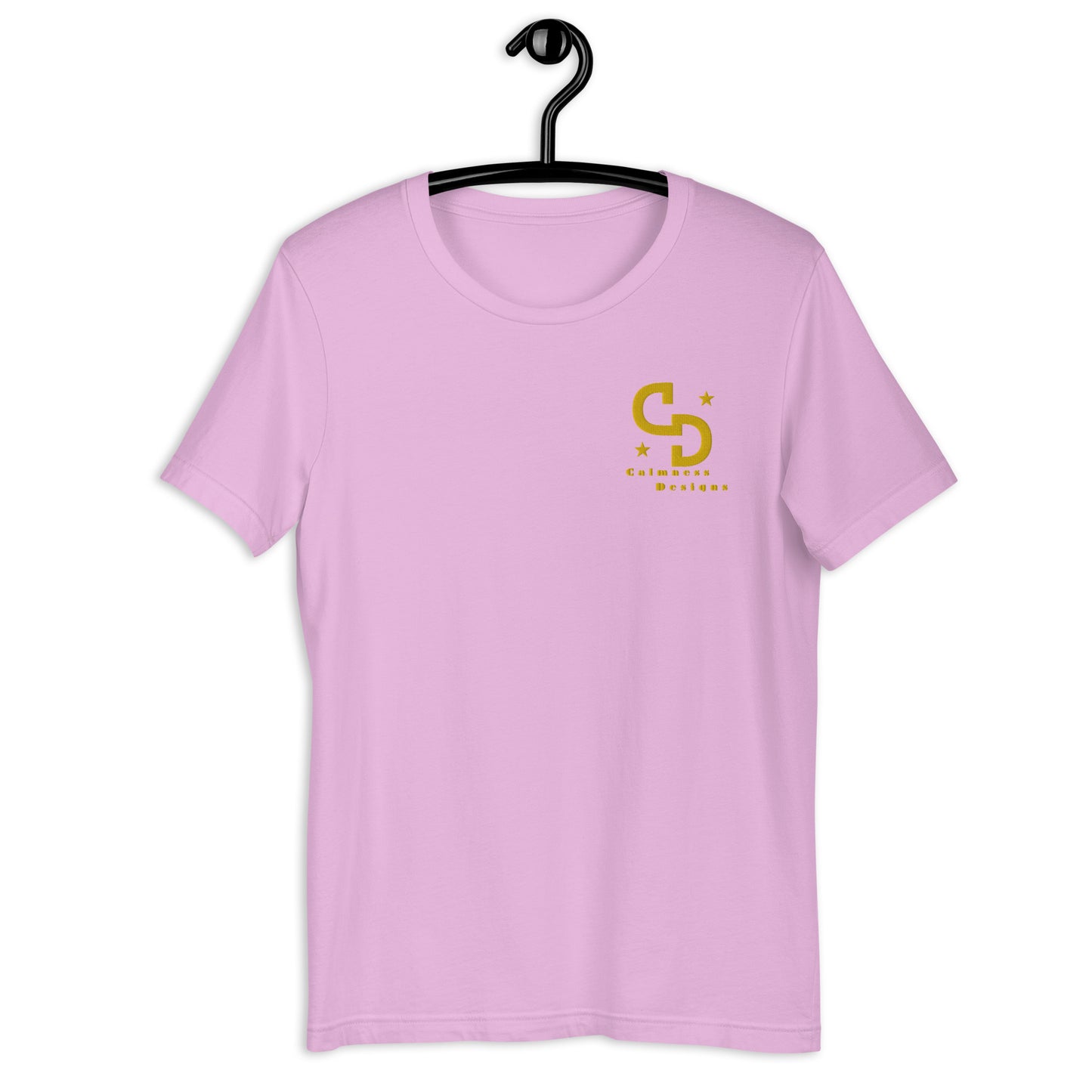 LOGO-Calmness Designs, Stars (C D) Creative Designs, Unisex t-shirt