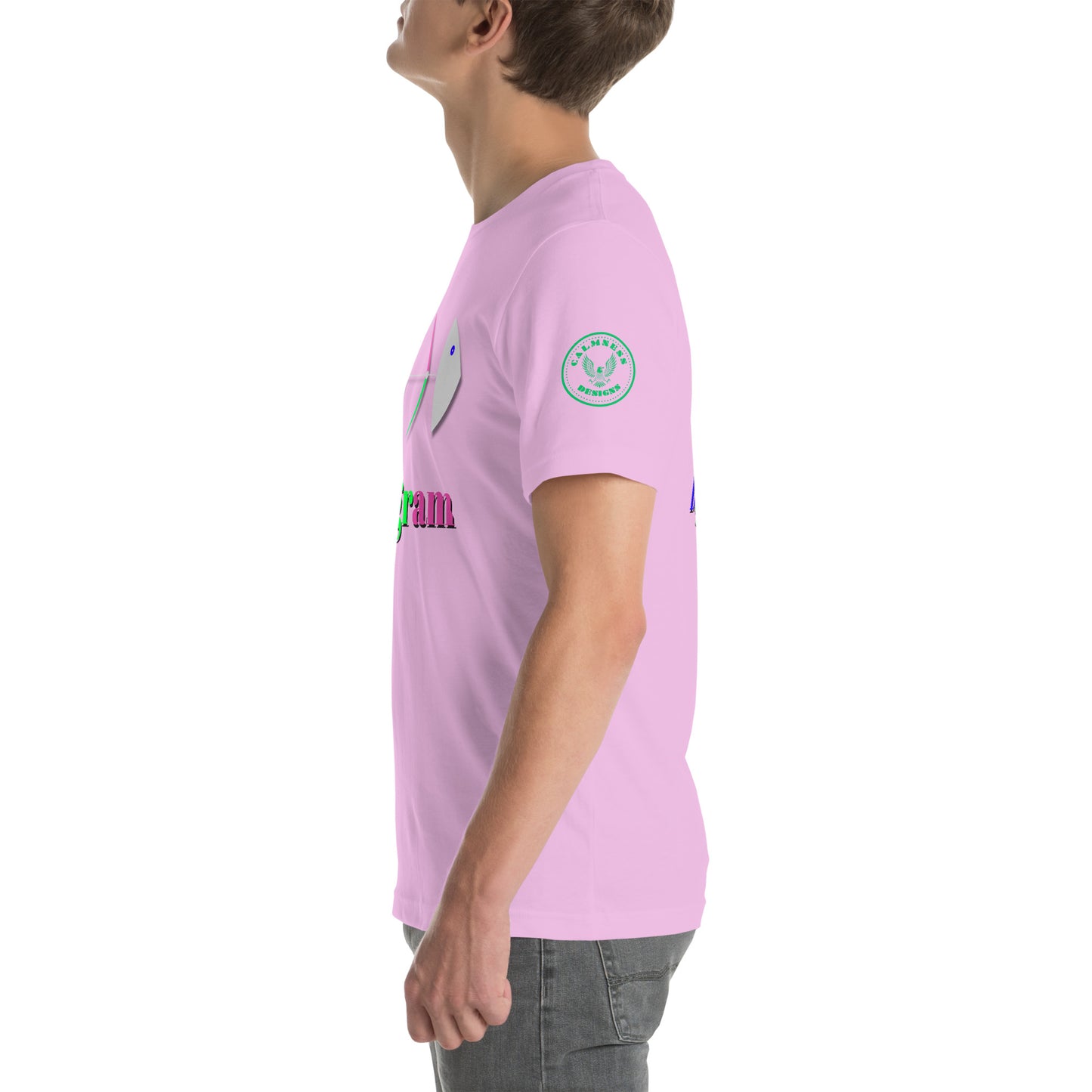 Fish Bone Diagram, CALMNESS DESIGNS, Creative Designer's, Unisex t-shirt