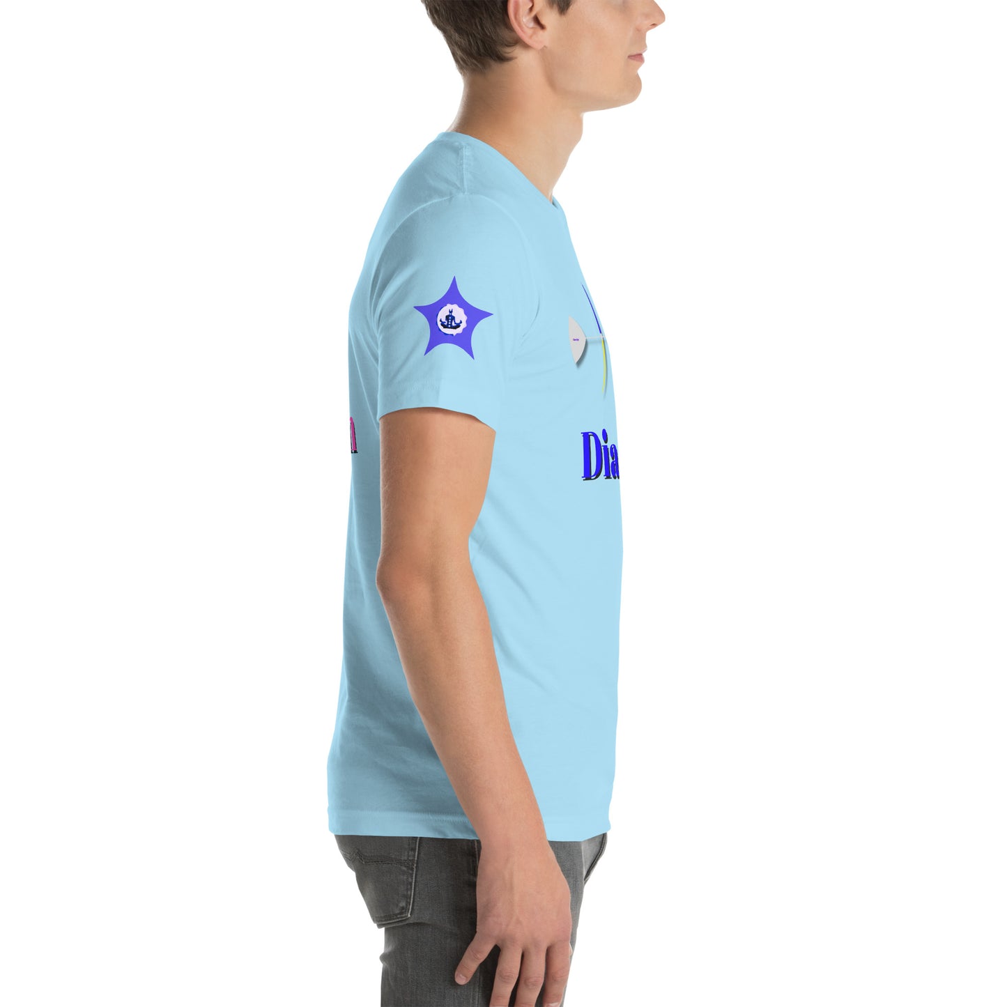 Fish Bone Diagram, CALMNESS DESIGNS, Creative Designer's, Unisex t-shirt
