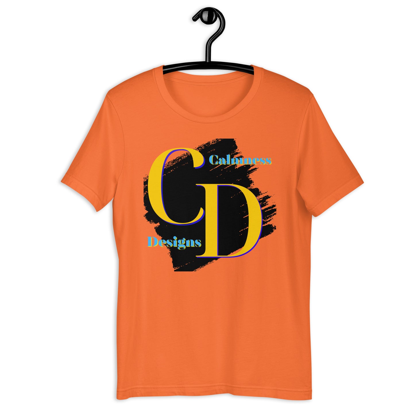 Logo CALMNESS DESIGNS, (C D), Calmness Designs, Creative Designs, Unisex t-shirt