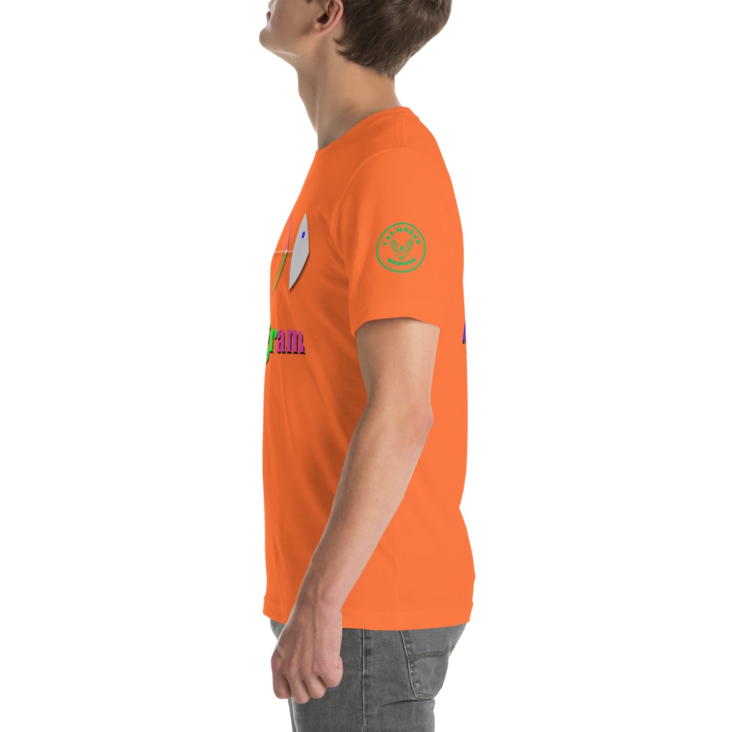Fish Bone Diagram, CALMNESS DESIGNS, Creative Designer's, Unisex t-shirt