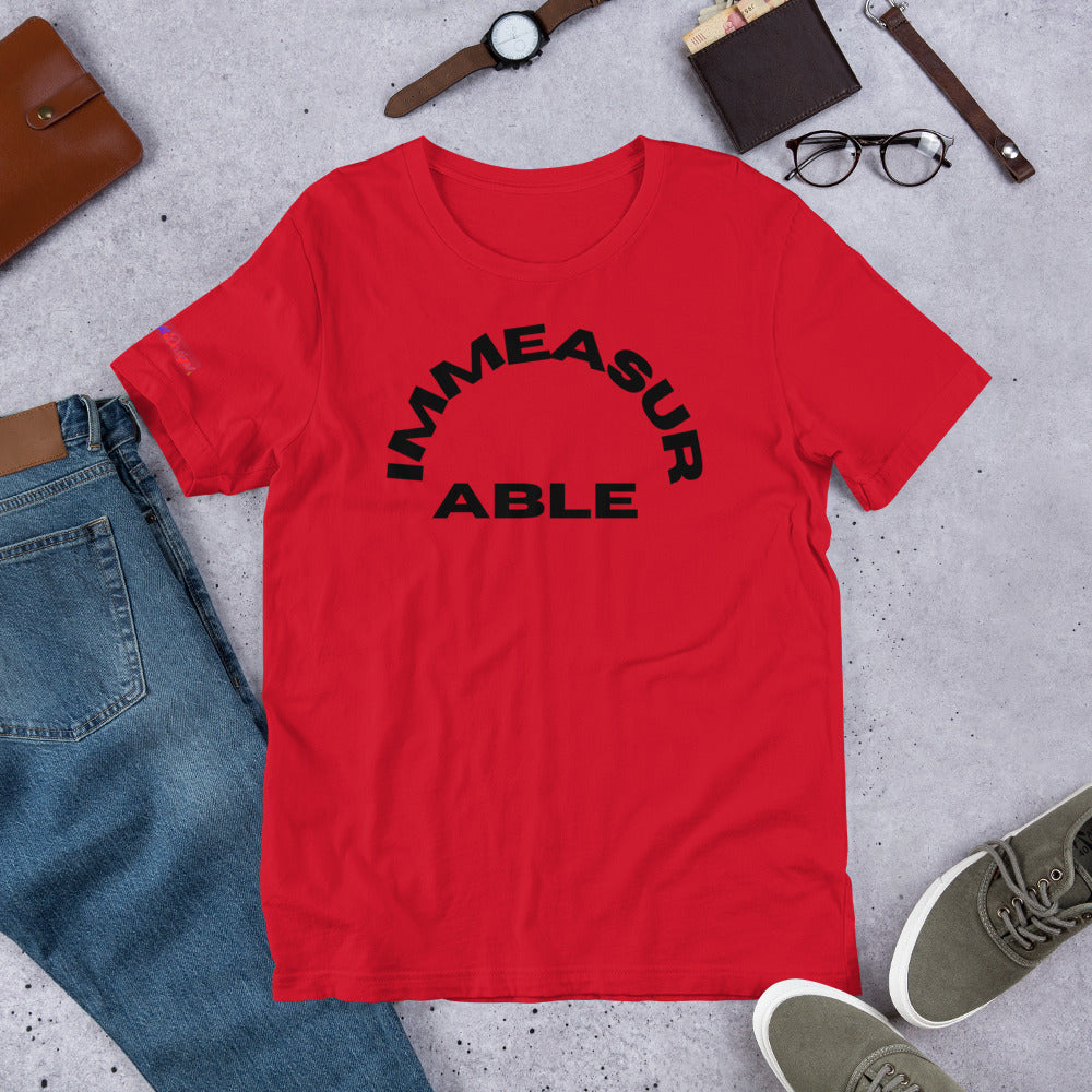 Immeasurable, Calmness Designs, Creative Designs, Unisex t-shirt