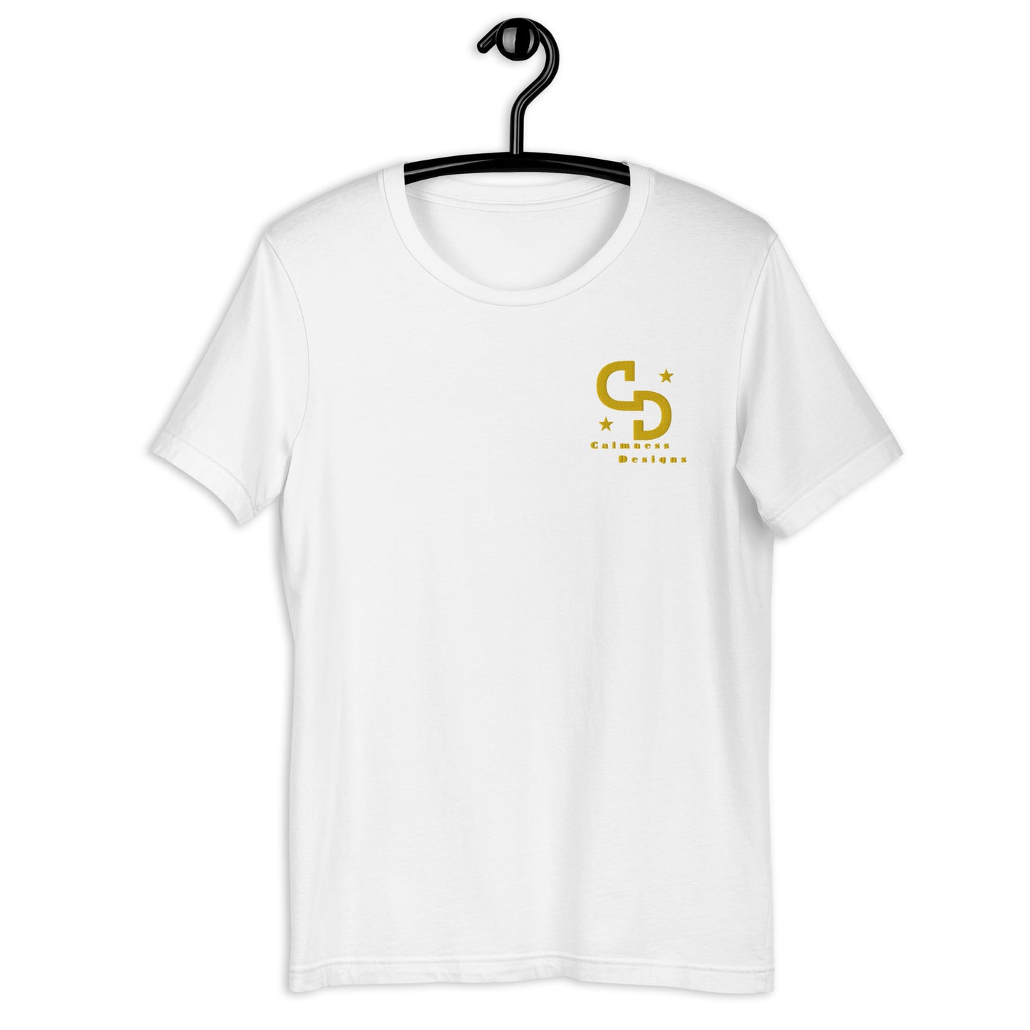 LOGO-Calmness Designs, Stars (C D) Creative Designs, Unisex t-shirt
