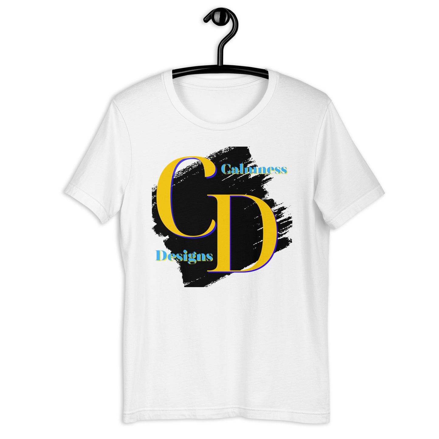 Logo CALMNESS DESIGNS, (C D), Calmness Designs, Creative Designs, Unisex t-shirt