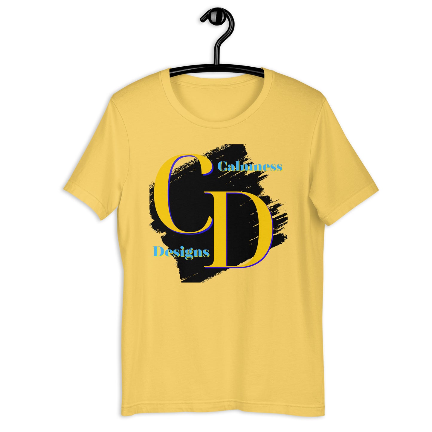 Logo CALMNESS DESIGNS, (C D), Calmness Designs, Creative Designs, Unisex t-shirt