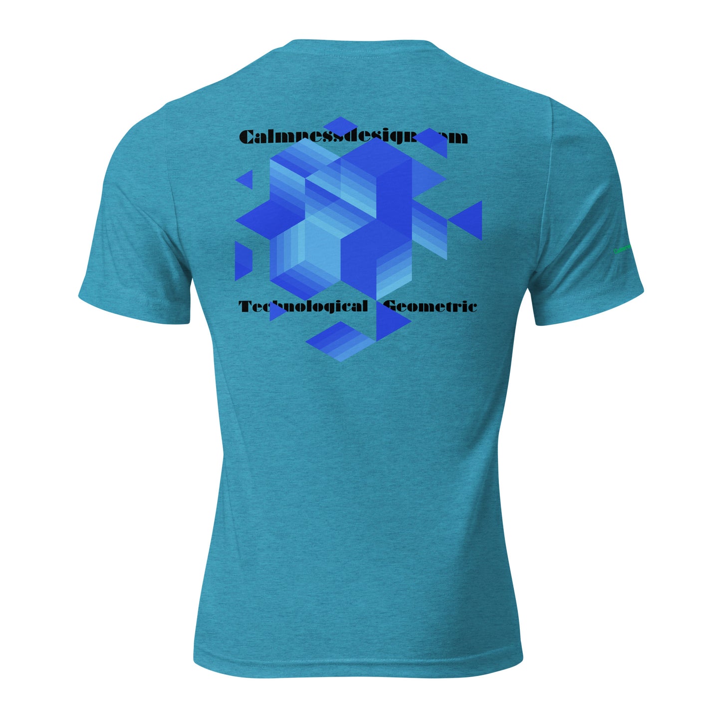 Technological and Geometric Element, Calmnessdesign.COM, Short sleeve t-shirt