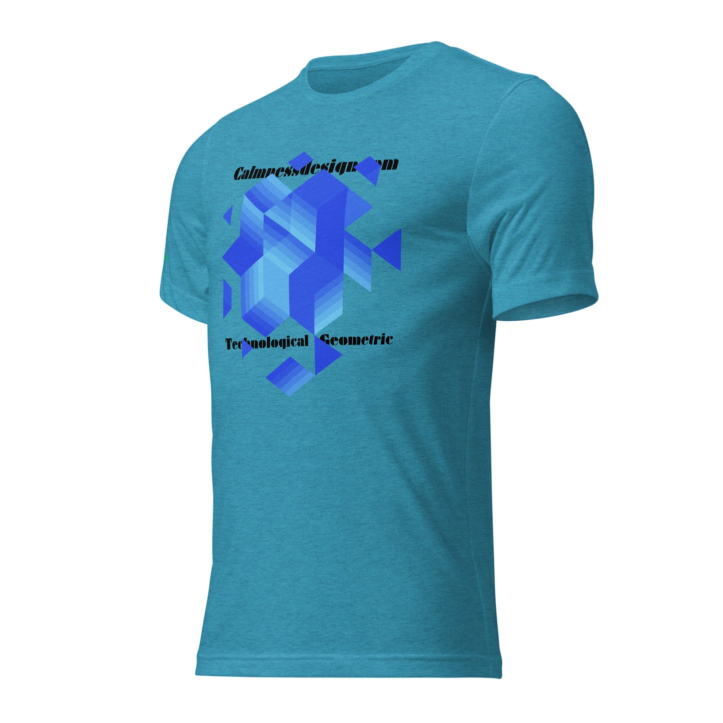 Technological and Geometric Element, Calmnessdesign.COM, Short sleeve t-shirt