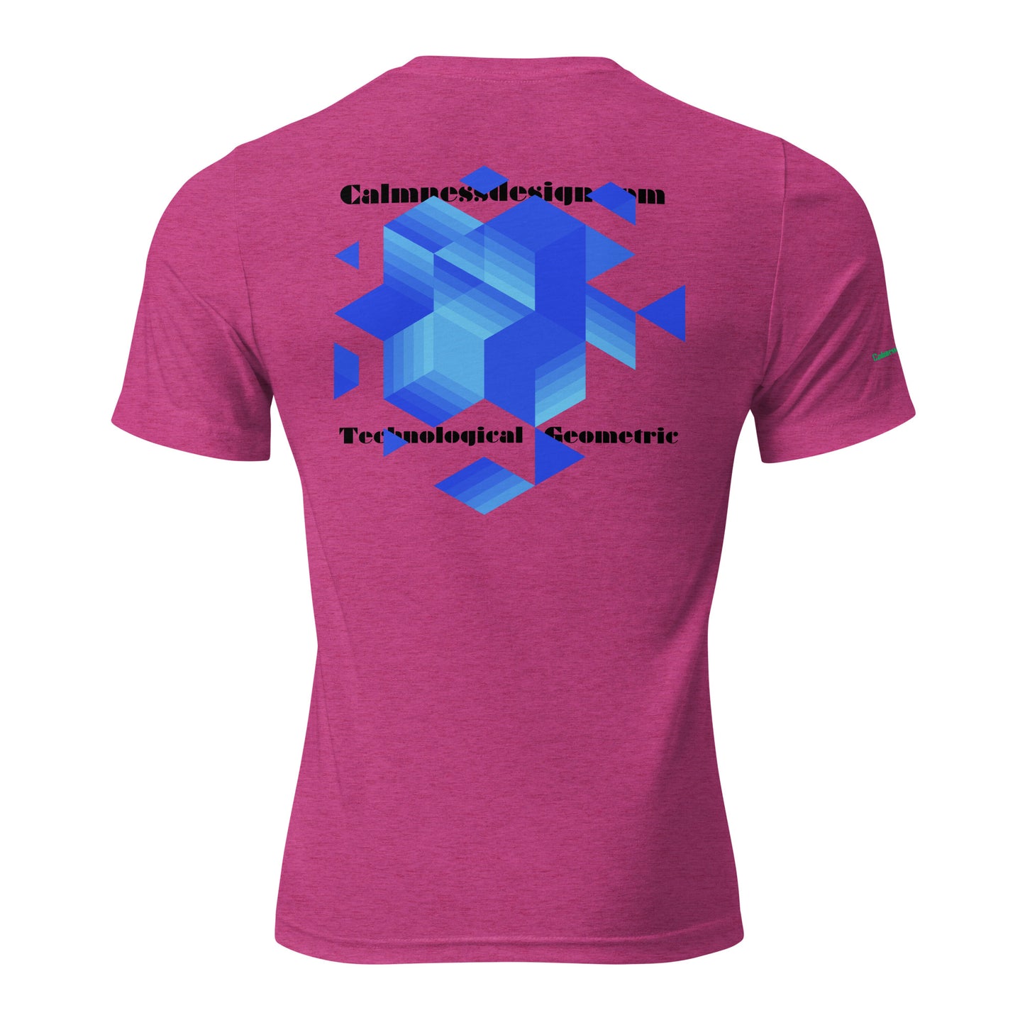 Technological and Geometric Element, Calmnessdesign.COM, Short sleeve t-shirt