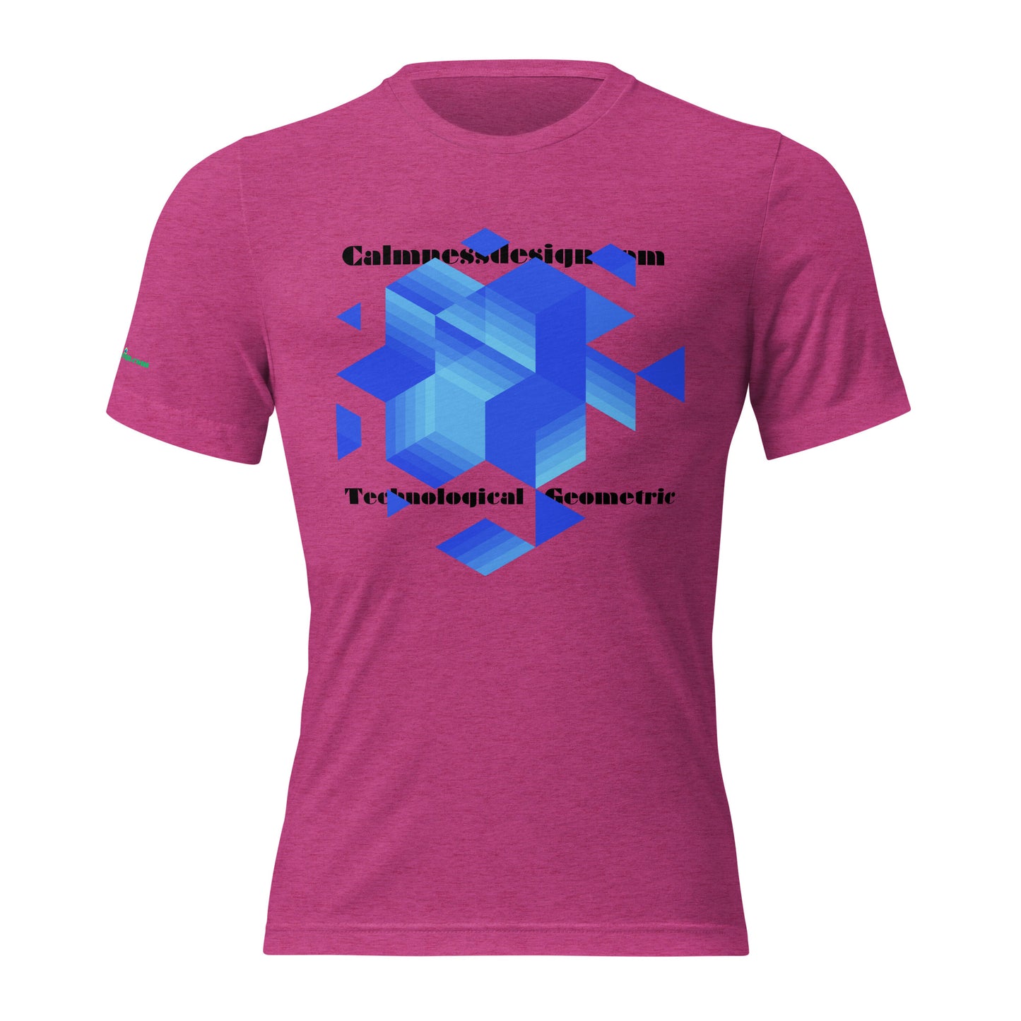 Technological and Geometric Element, Calmnessdesign.COM, Short sleeve t-shirt