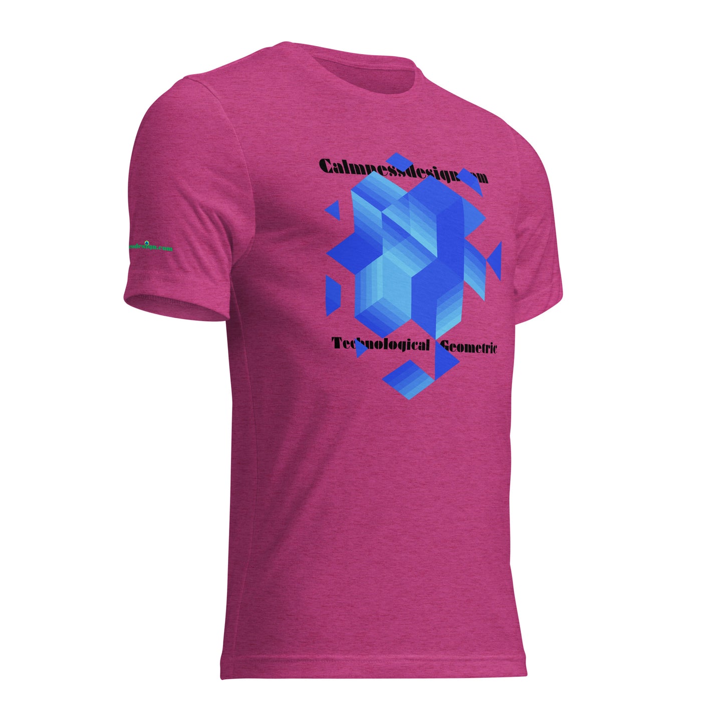 Technological and Geometric Element, Calmnessdesign.COM, Short sleeve t-shirt