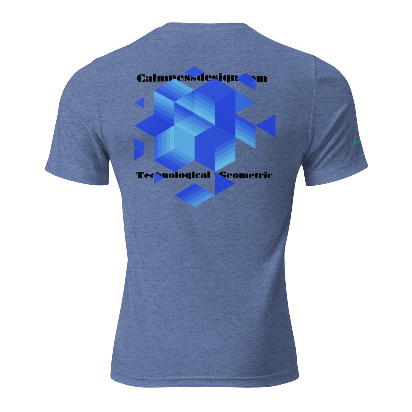 Technological and Geometric Element, Calmnessdesign.COM, Short sleeve t-shirt