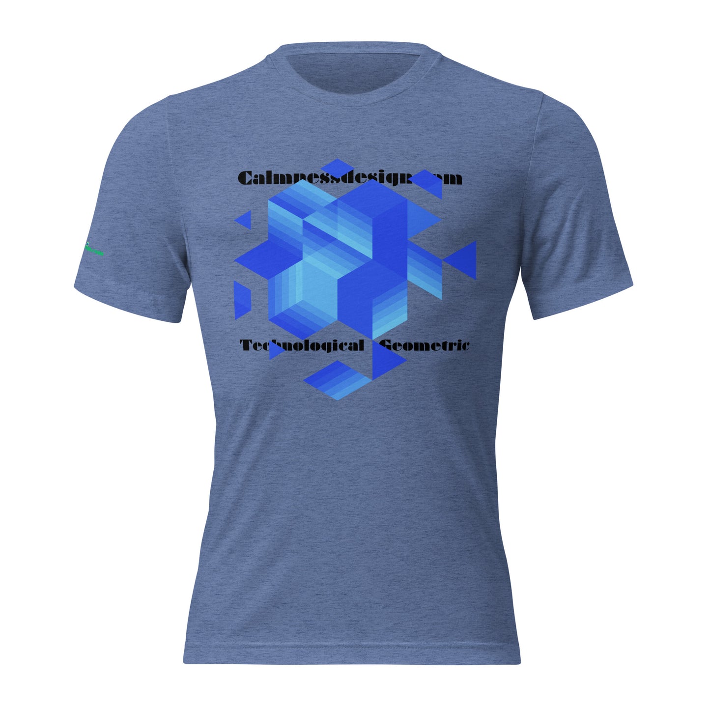 Technological and Geometric Element, Calmnessdesign.COM, Short sleeve t-shirt