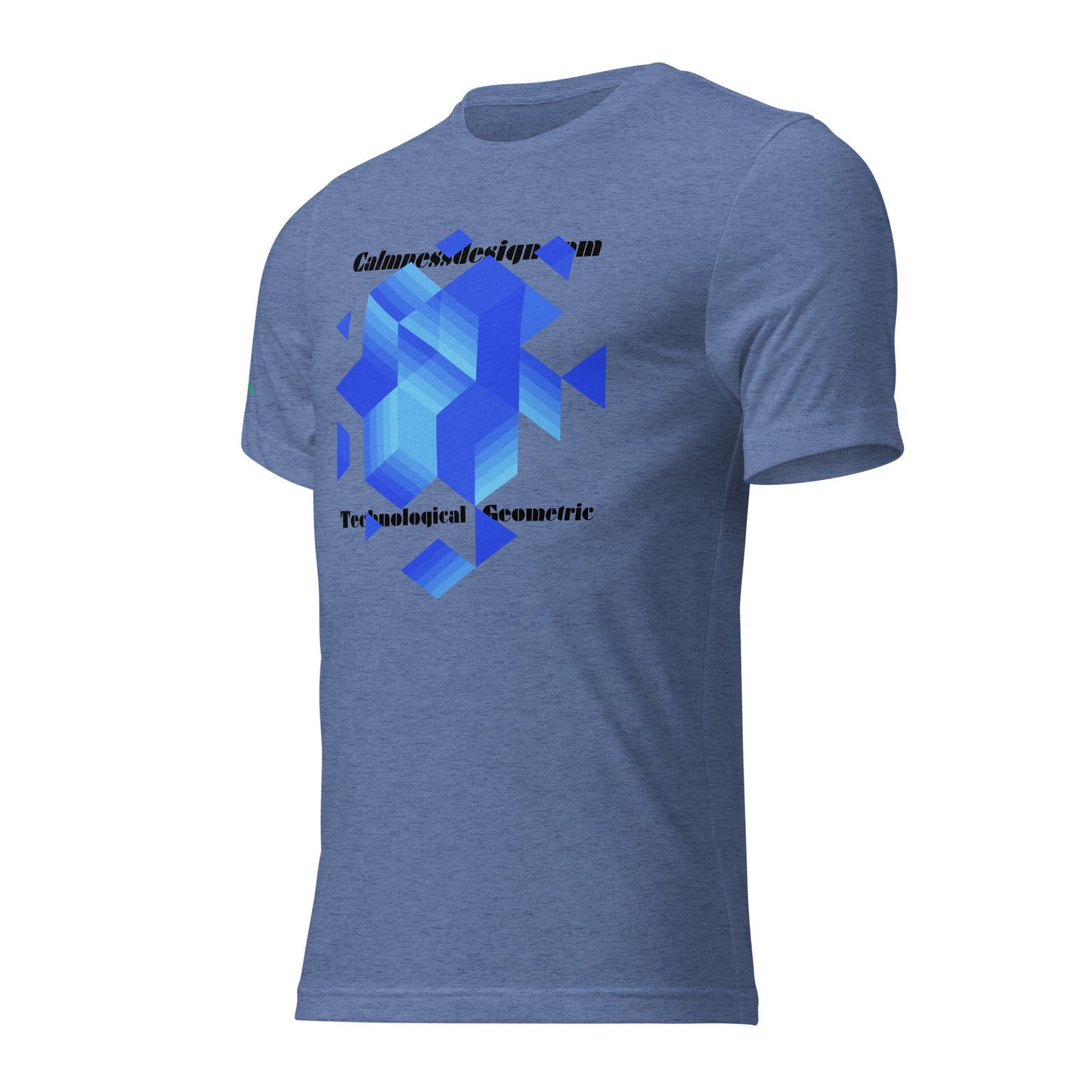 Technological and Geometric Element, Calmnessdesign.COM, Short sleeve t-shirt