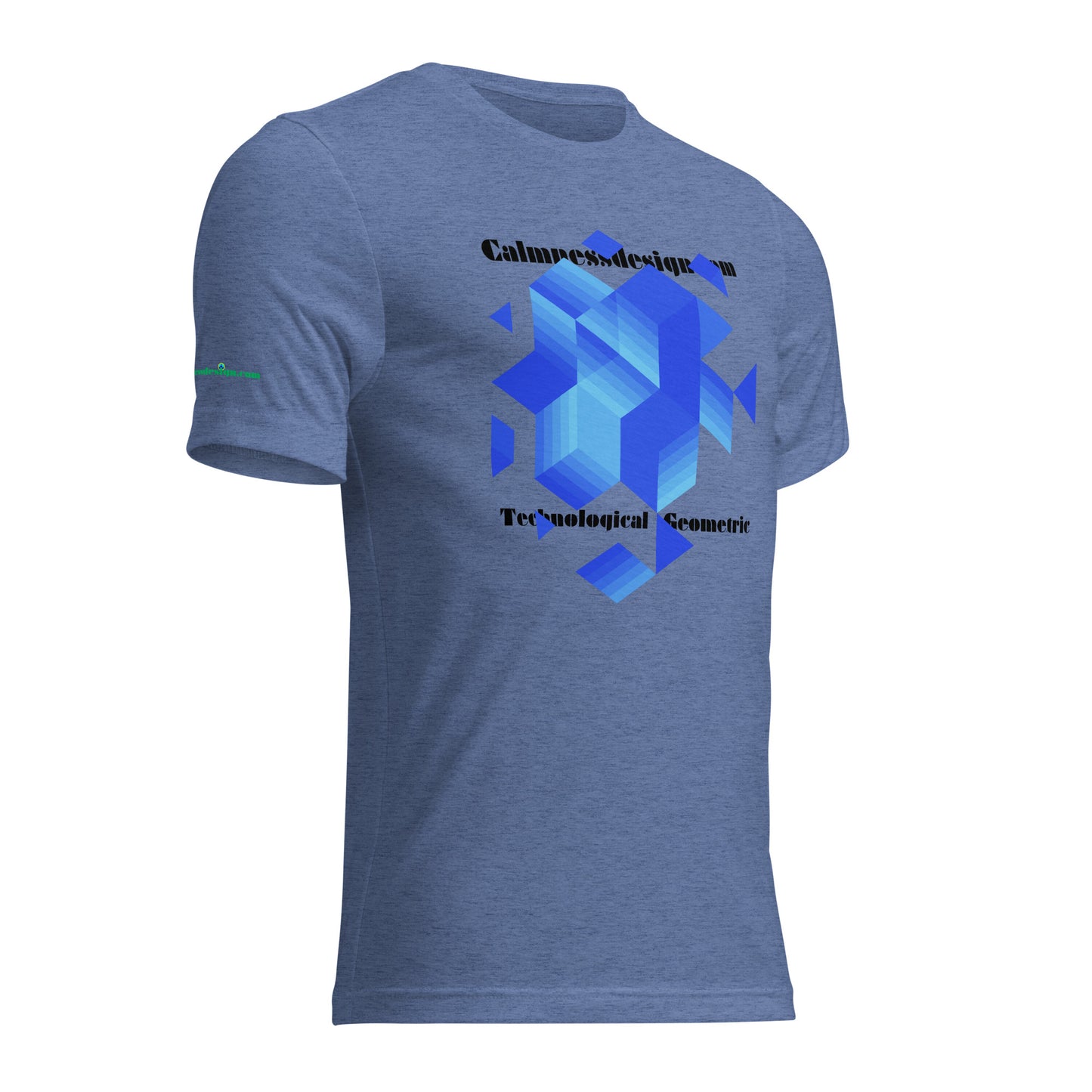 Technological and Geometric Element, Calmnessdesign.COM, Short sleeve t-shirt