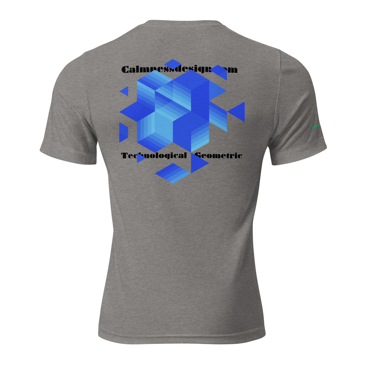 Technological and Geometric Element, Calmnessdesign.COM, Short sleeve t-shirt