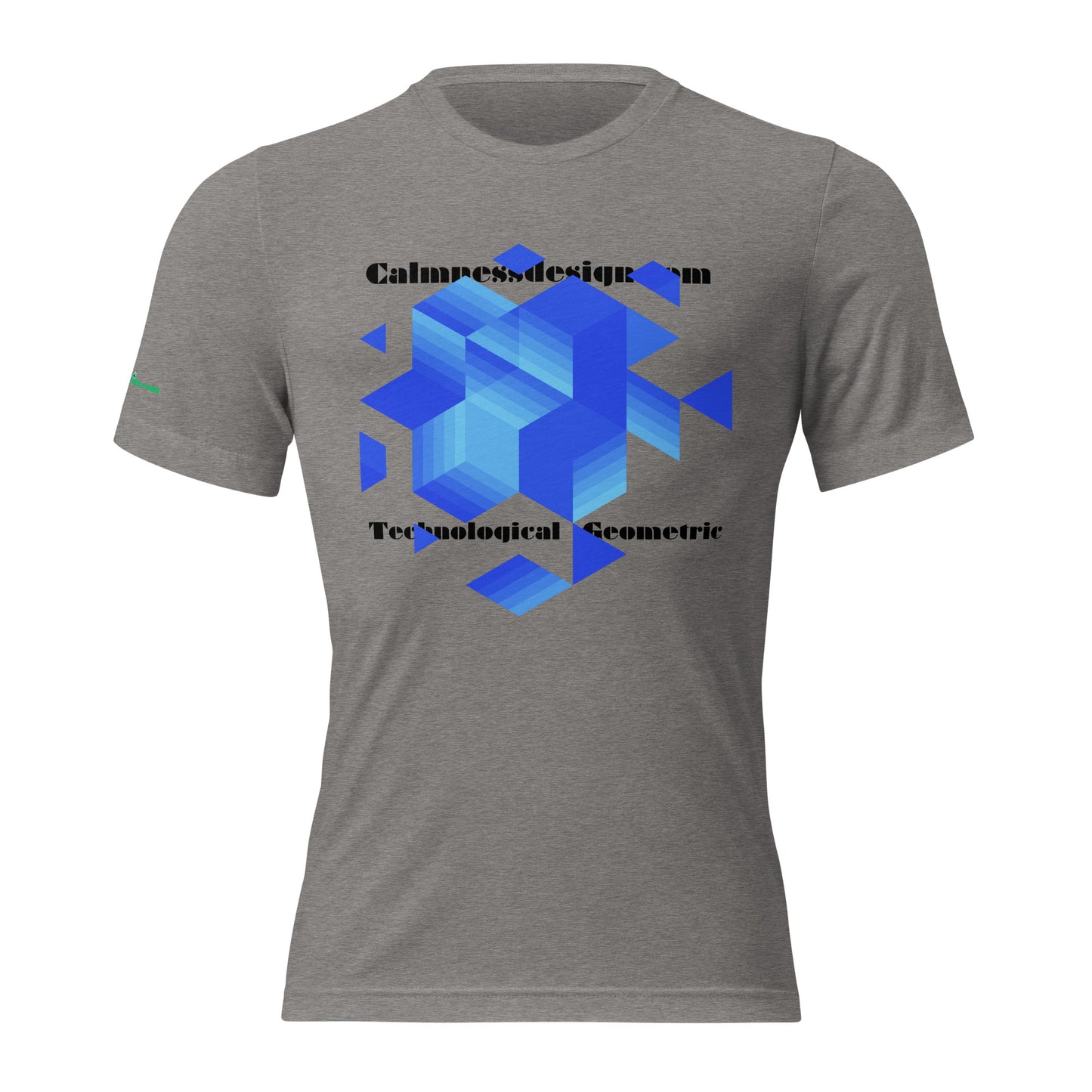 Technological and Geometric Element, Calmnessdesign.COM, Short sleeve t-shirt