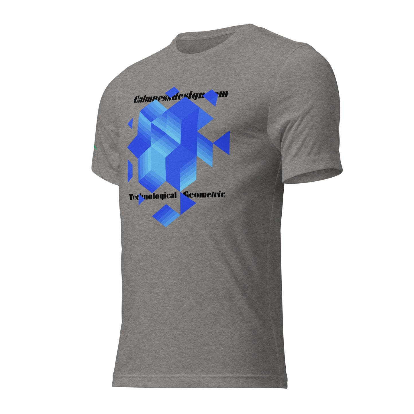 Technological and Geometric Element, Calmnessdesign.COM, Short sleeve t-shirt