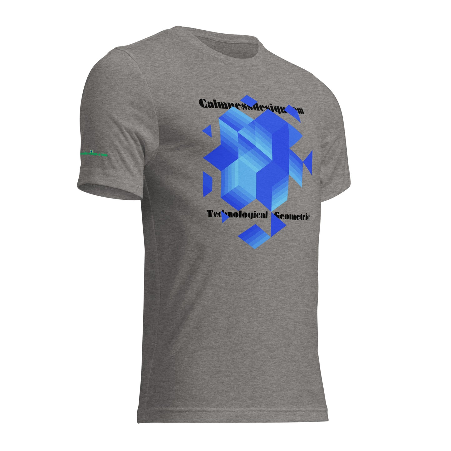 Technological and Geometric Element, Calmnessdesign.COM, Short sleeve t-shirt