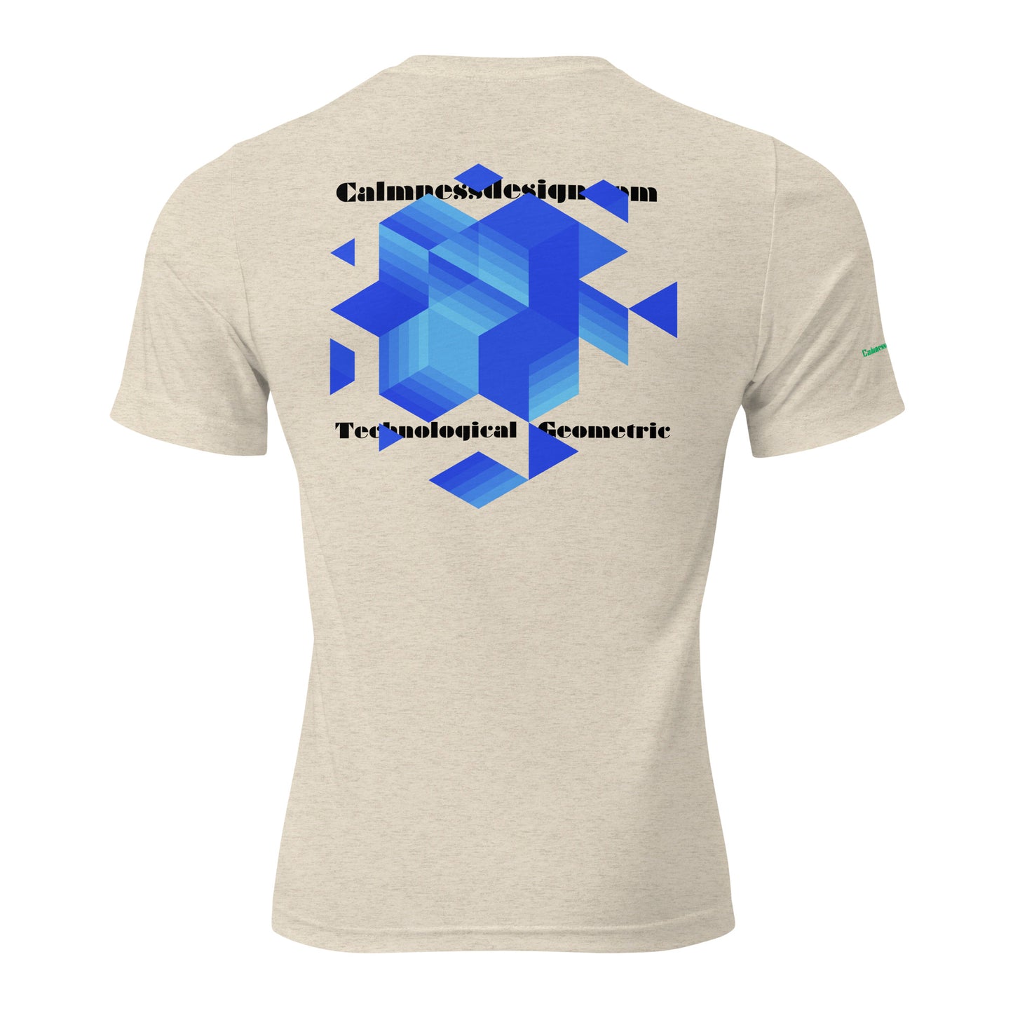 Technological and Geometric Element, Calmnessdesign.COM, Short sleeve t-shirt