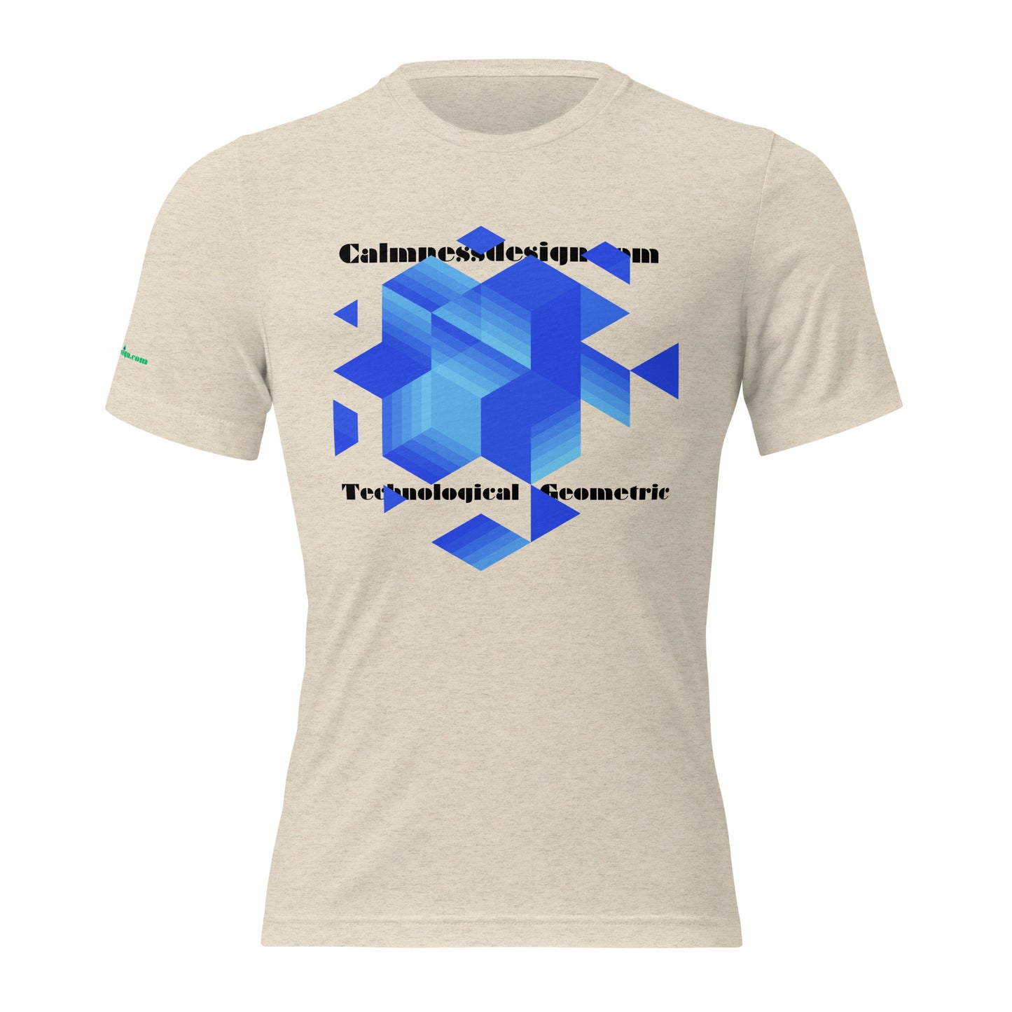 Technological and Geometric Element, Calmnessdesign.COM, Short sleeve t-shirt