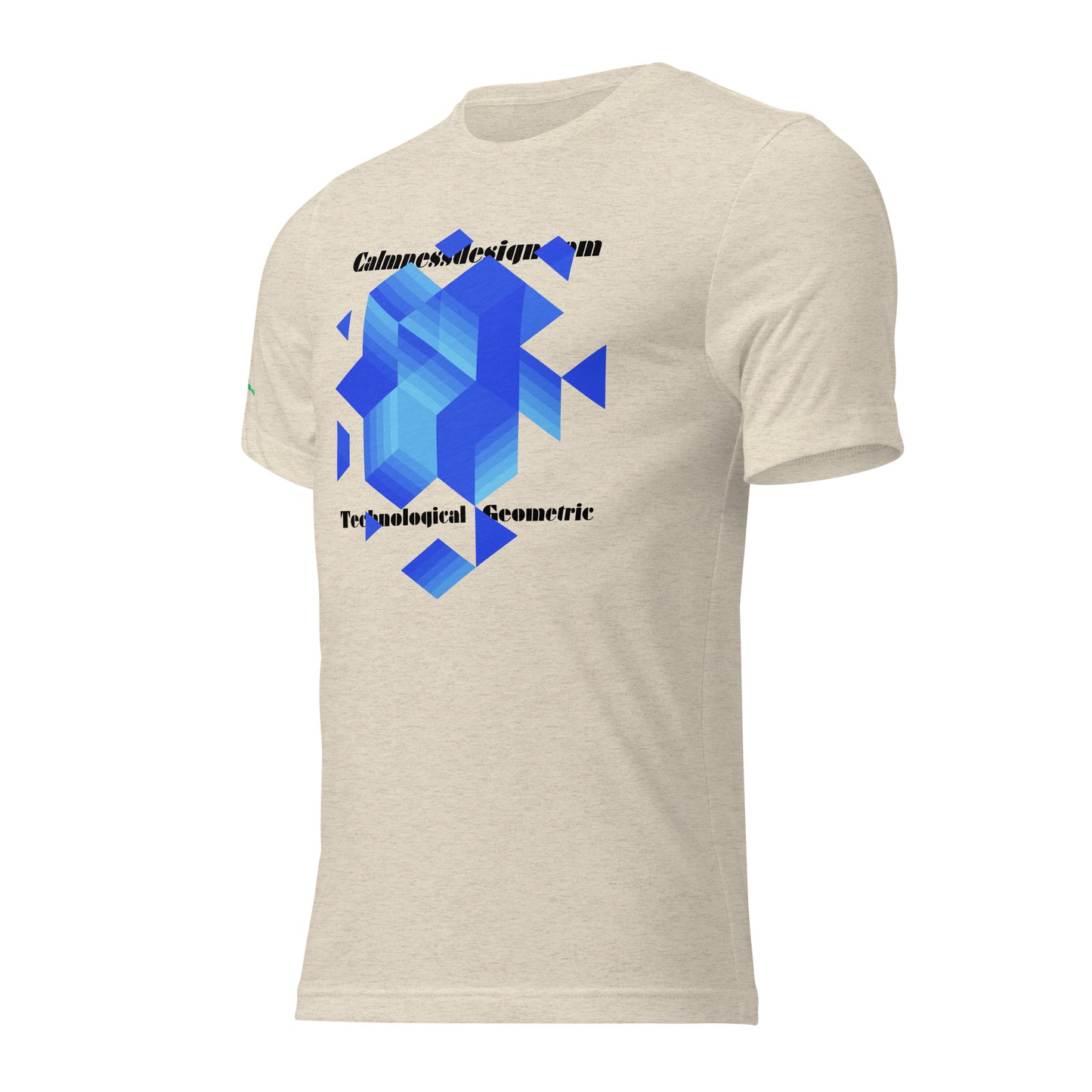 Technological and Geometric Element, Calmnessdesign.COM, Short sleeve t-shirt