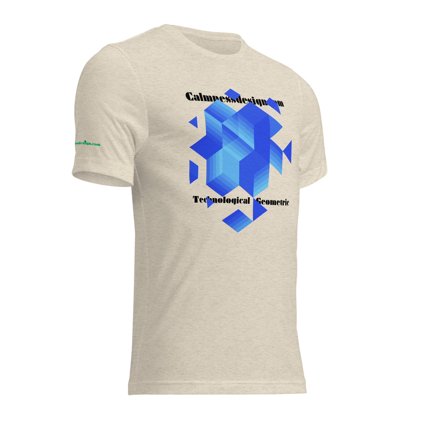 Technological and Geometric Element, Calmnessdesign.COM, Short sleeve t-shirt