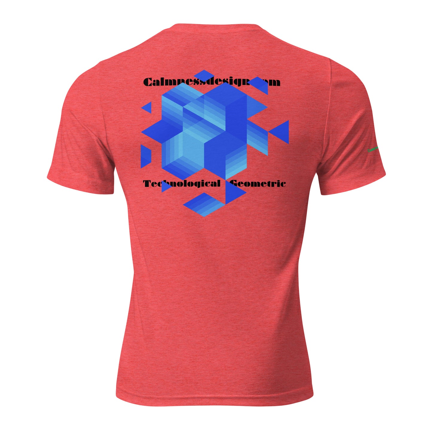 Technological and Geometric Element, Calmnessdesign.COM, Short sleeve t-shirt