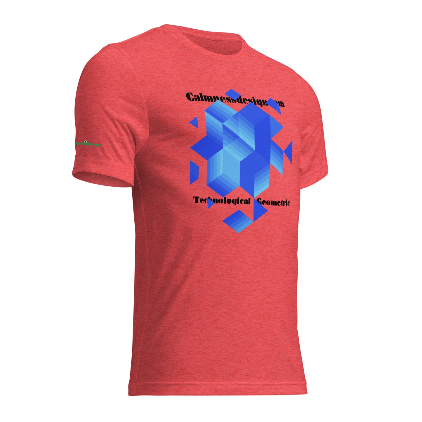 Technological and Geometric Element, Calmnessdesign.COM, Short sleeve t-shirt