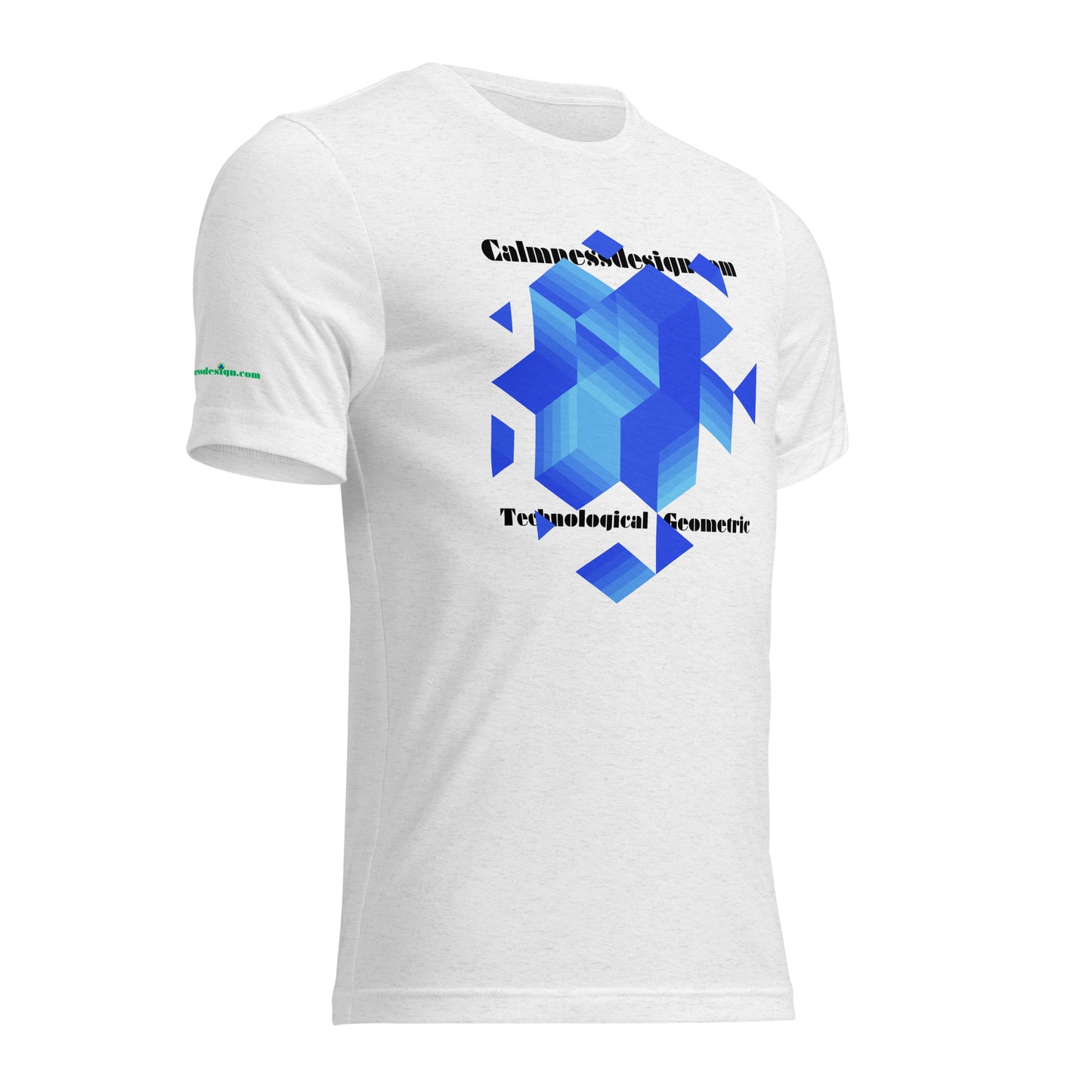 Technological and Geometric Element, Calmnessdesign.COM, Short sleeve t-shirt