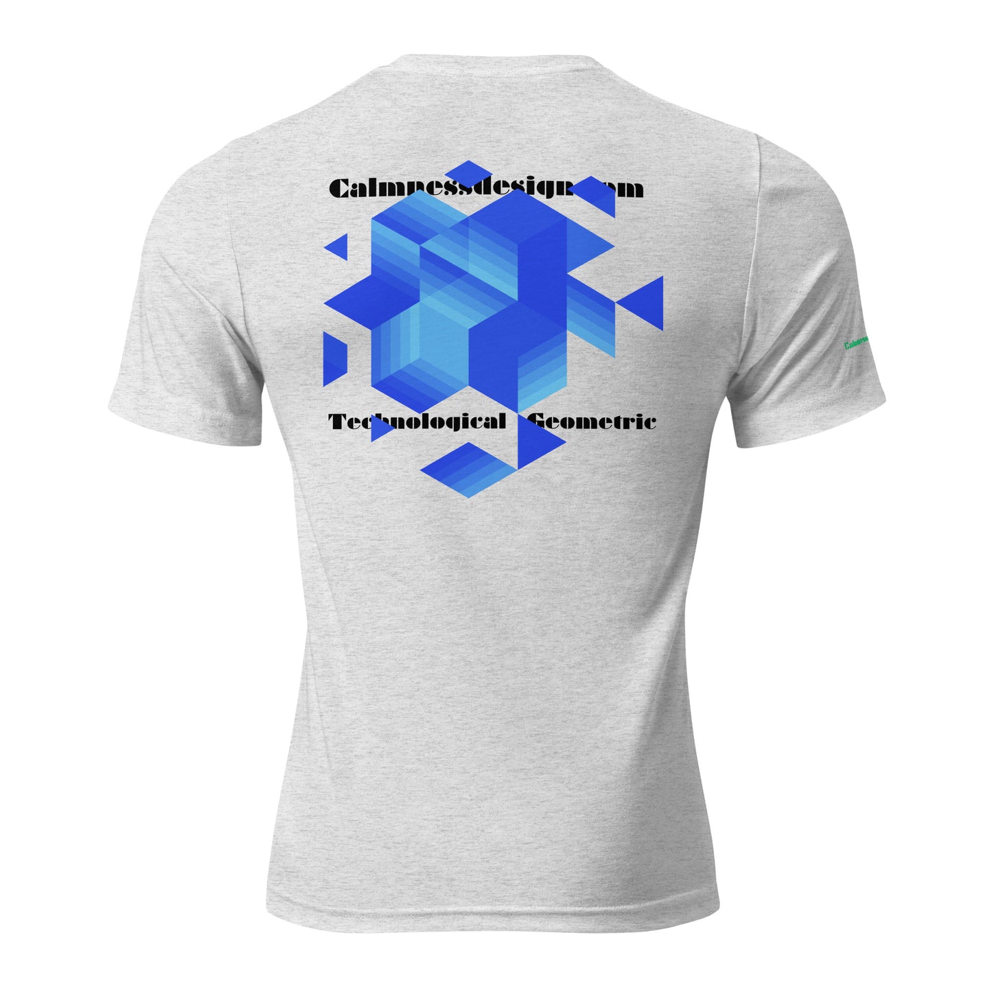 Technological and Geometric Element, Calmnessdesign.COM, Short sleeve t-shirt