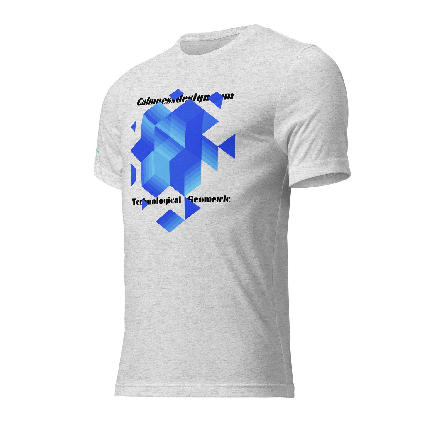 Technological and Geometric Element, Calmnessdesign.COM, Short sleeve t-shirt