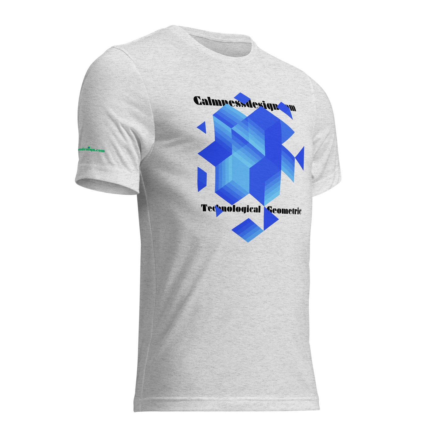 Technological and Geometric Element, Calmnessdesign.COM, Short sleeve t-shirt
