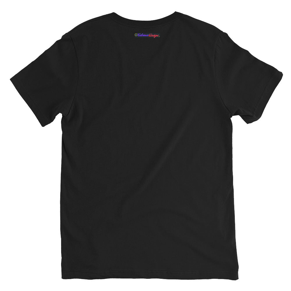Speech Bubble, Inspirational Designer's, Creative Calmness Designs, Unisex Short Sleeve V-Neck T-Shirt