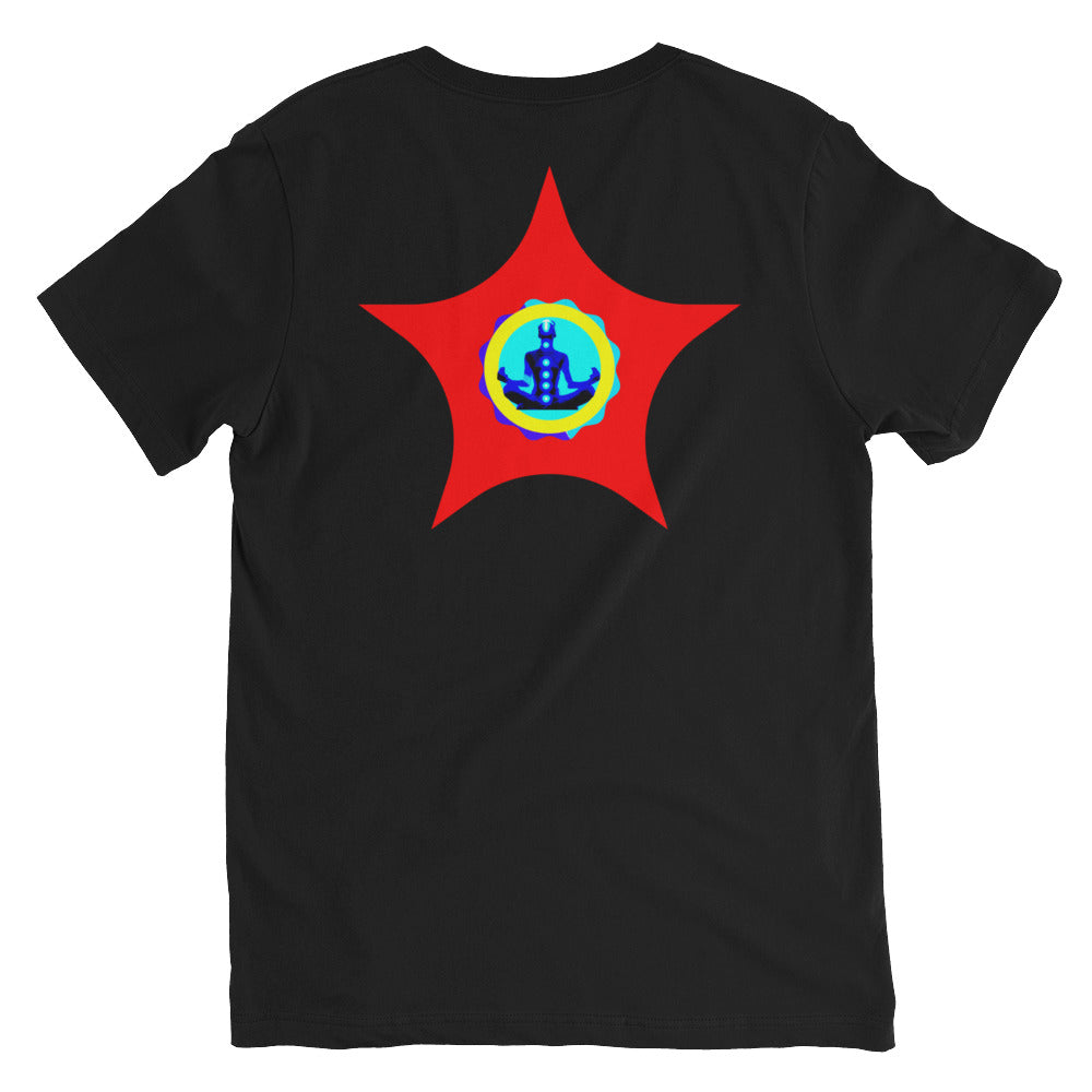 Teddy Bear , RELAXING, Chilling, Calmness Designs, Creative Designs, Unisex Short Sleeve V-Neck T-Shirt