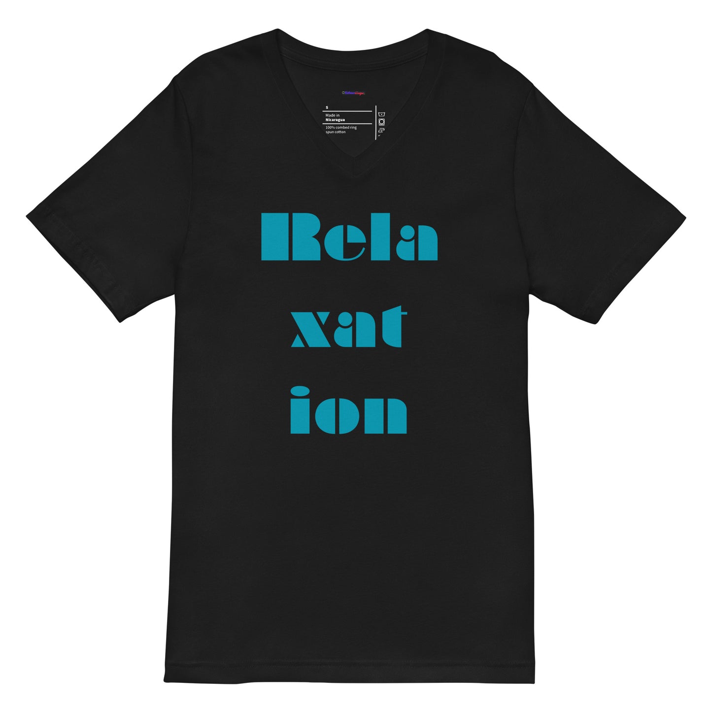 Relaxation, Calmness Designs, Creative Designs, Unisex Short Sleeve V-Neck T-Shirt