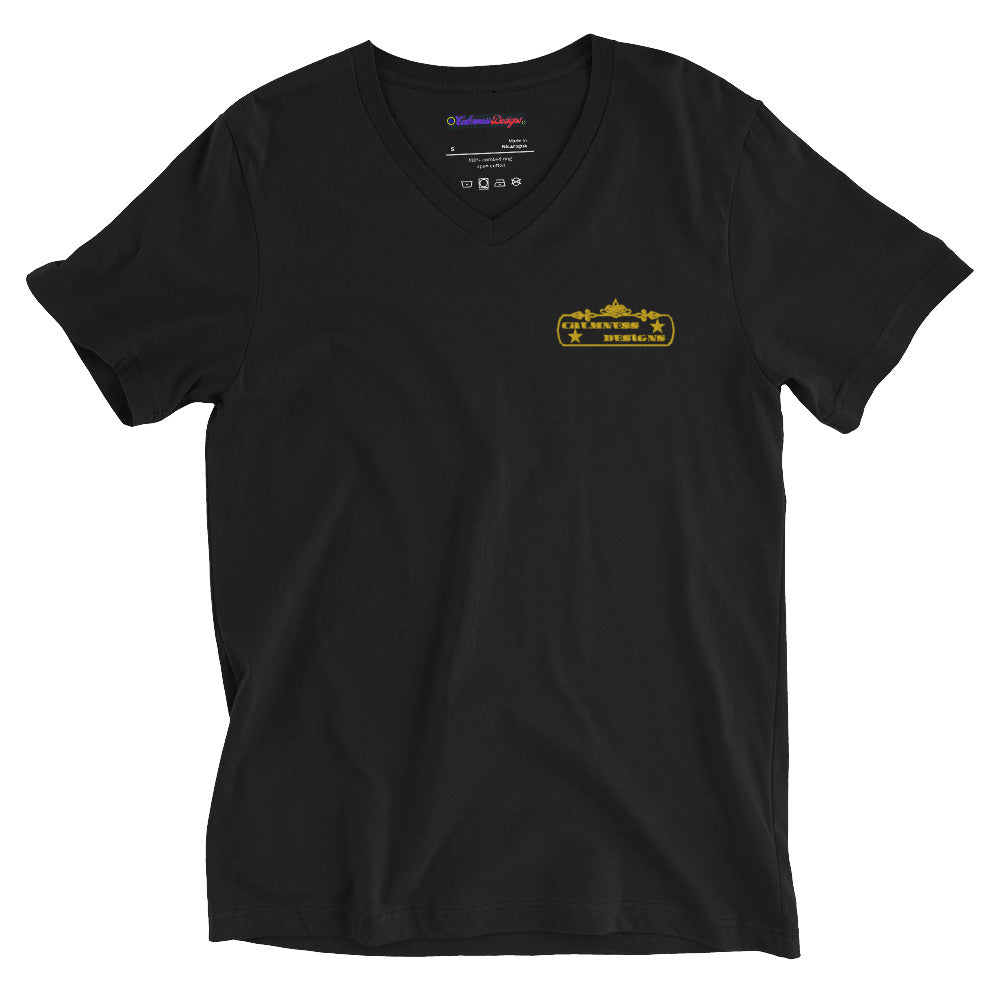 Vintage Rectangular Frame, CALMNESS DESIGNS, Creative Designer's, Unisex Short Sleeve V-Neck T-Shirt