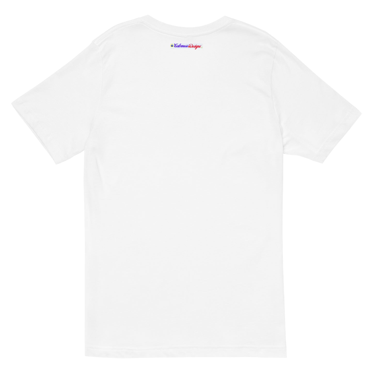 Inspirational CHAMPION, Calmness Designs, Unisex Short Sleeve V-Neck T-Shirt