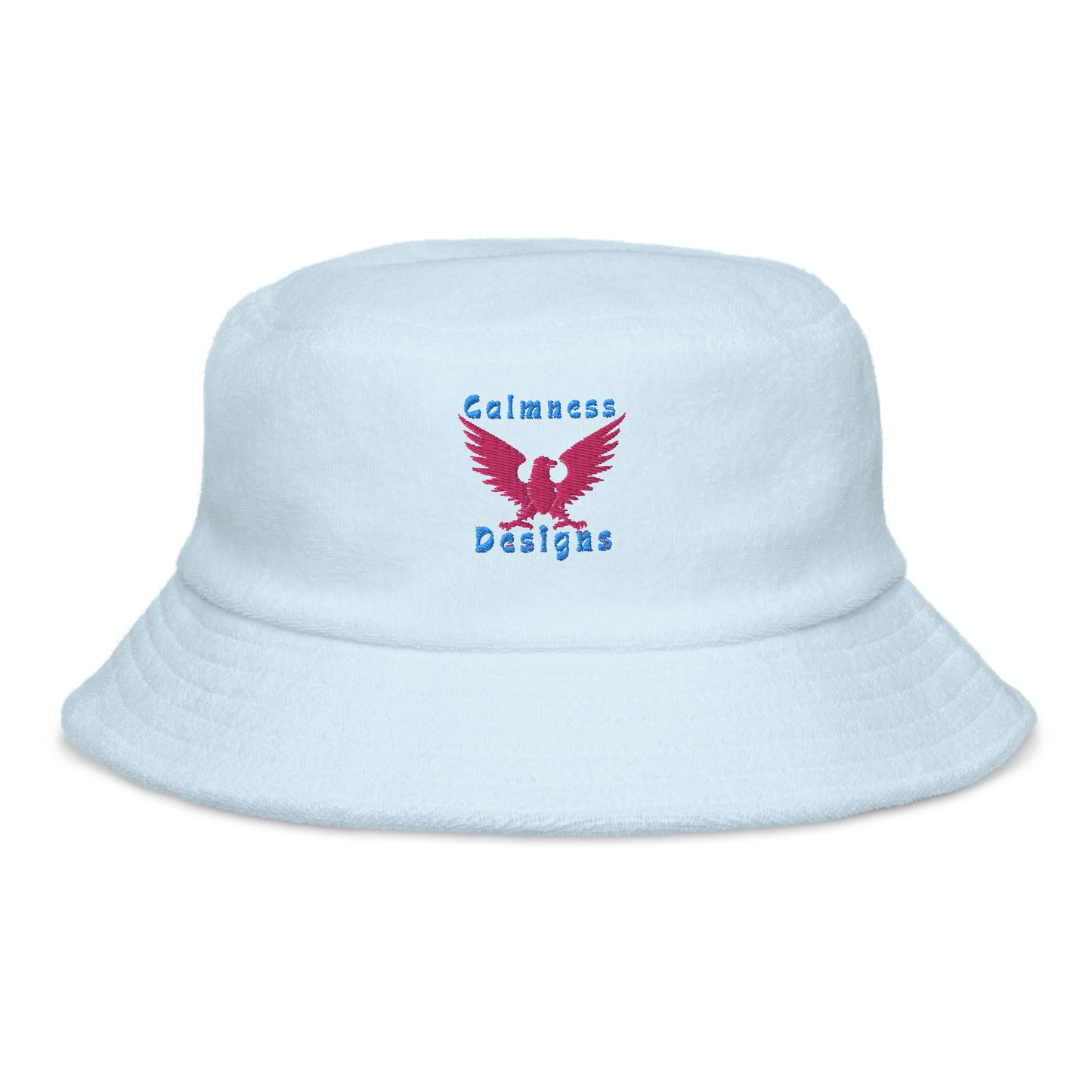Eagle HERALDIC Symbol, CALMNESS DESIGNS, Creative Designer's, Unstructured terry cloth bucket hat
