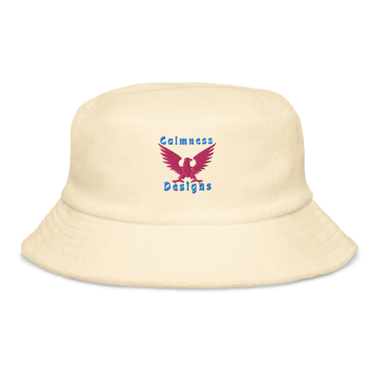 Eagle HERALDIC Symbol, CALMNESS DESIGNS, Creative Designer's, Unstructured terry cloth bucket hat