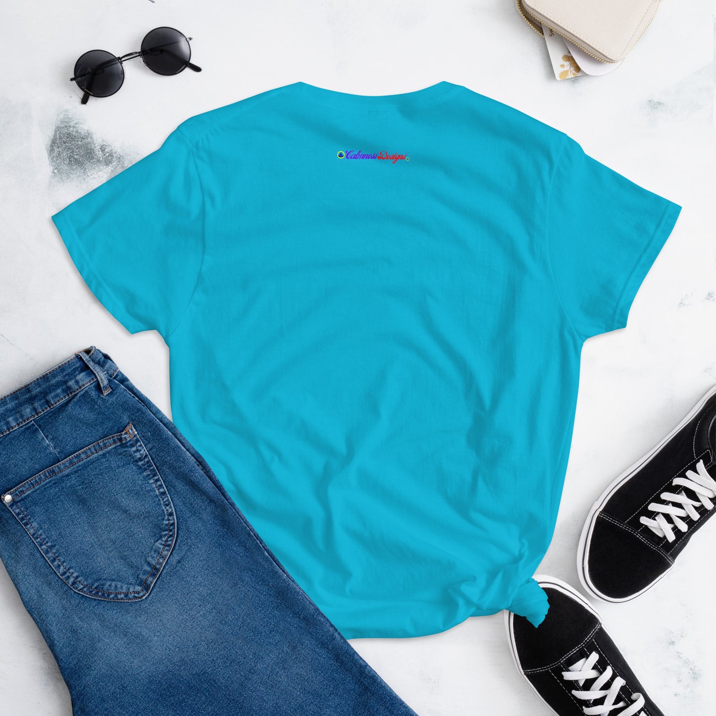Rainbow Monarch Butterfly Women's short sleeve t-shirt