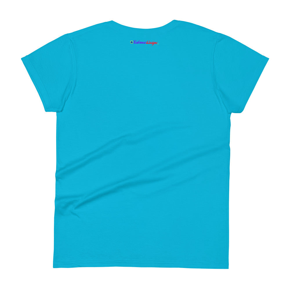 Love Therapy, Couple Kissing Hearts, Deep Affection, Calmness Designs, Women's short sleeve t-shirt