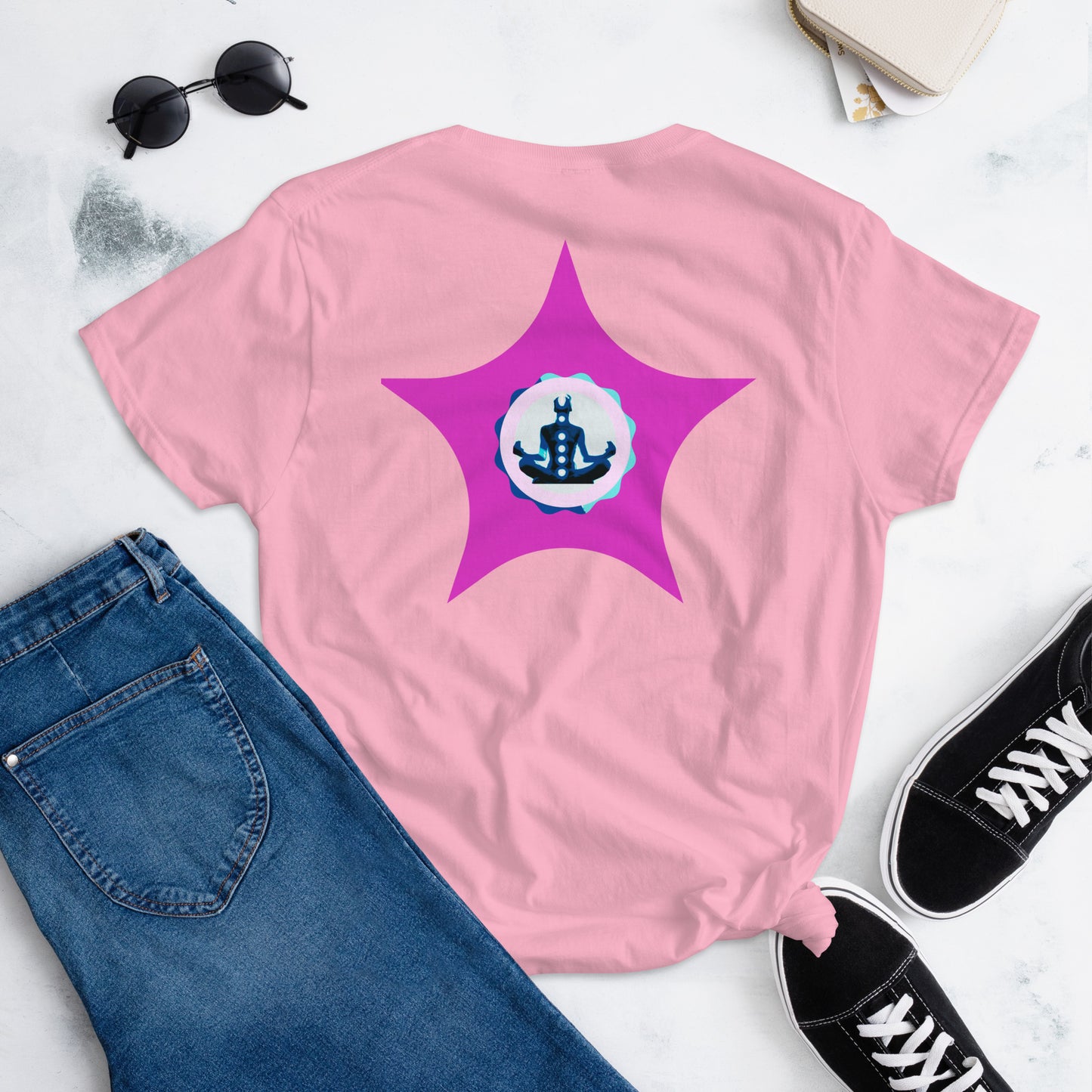 NATURE, Beautiful Scenery and Natural Scenery , Selective Focus, CALMNESS DESIGNS, Creative Designer's, Women's short sleeve t-shirt