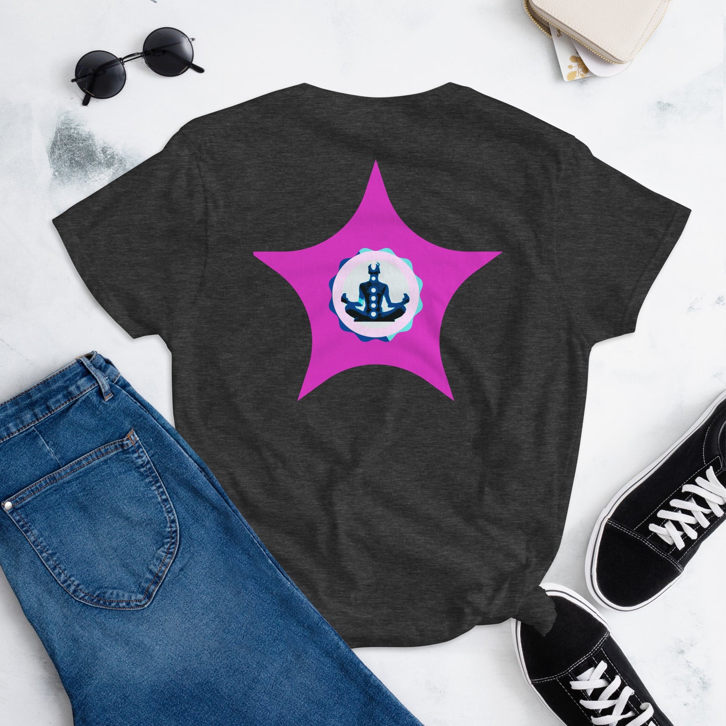 NATURE, Beautiful Scenery and Natural Scenery , Selective Focus, CALMNESS DESIGNS, Creative Designer's, Women's short sleeve t-shirt
