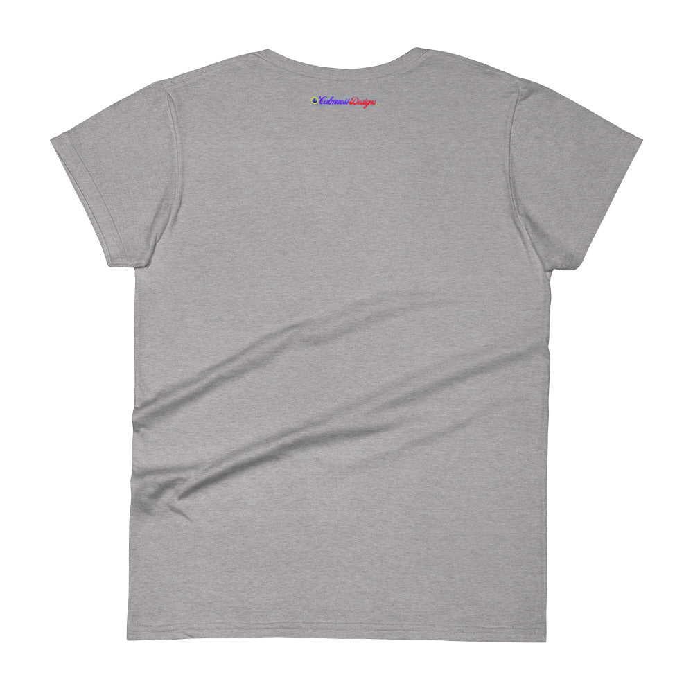 Love Therapy, Couple Kissing Hearts, Deep Affection, Calmness Designs, Women's short sleeve t-shirt