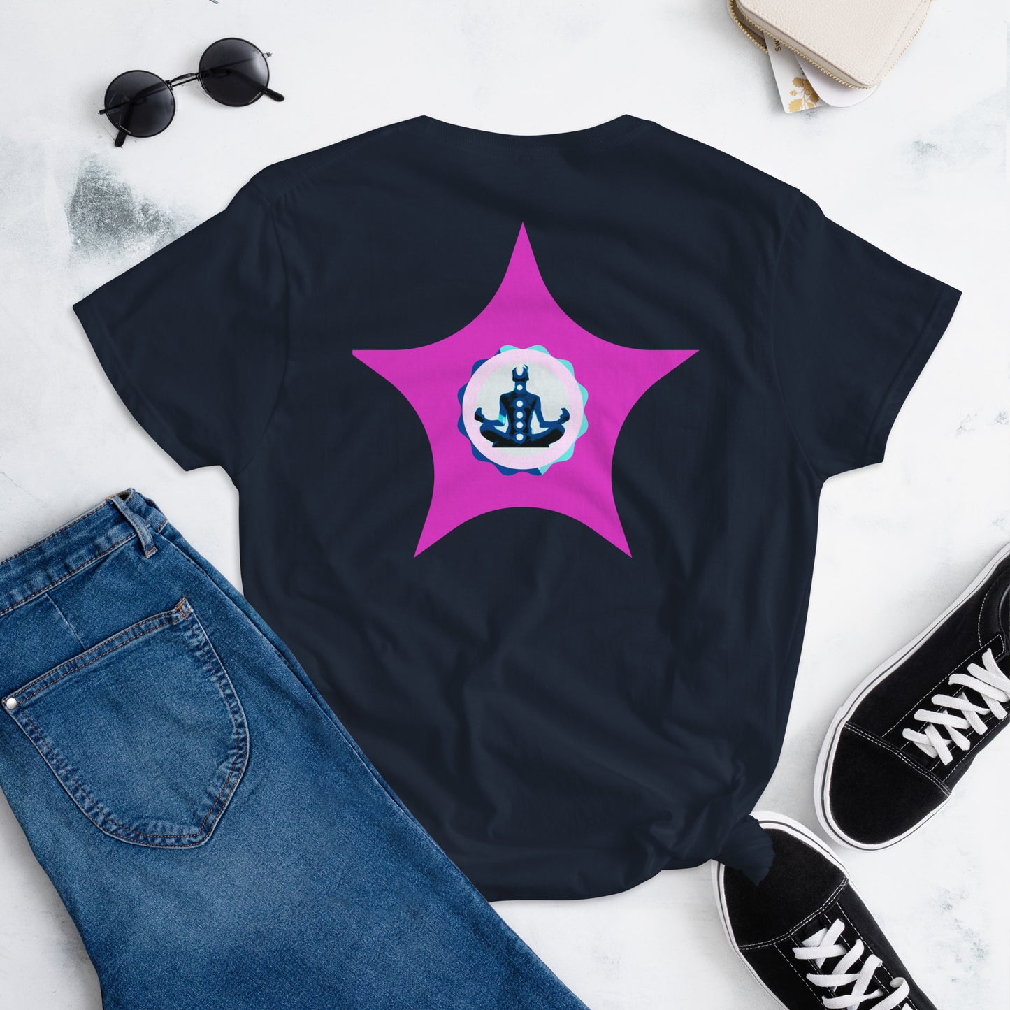 NATURE, Beautiful Scenery and Natural Scenery , Selective Focus, CALMNESS DESIGNS, Creative Designer's, Women's short sleeve t-shirt