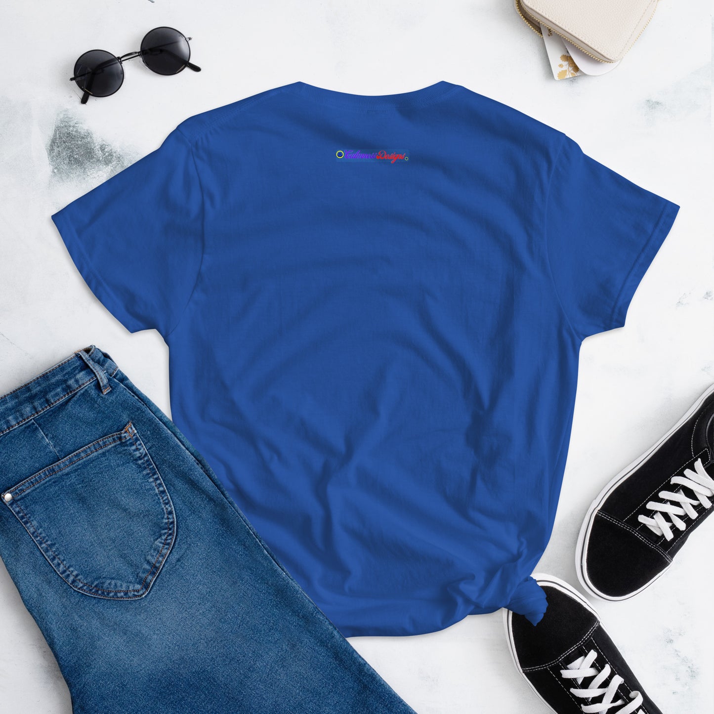 Rainbow Monarch Butterfly Women's short sleeve t-shirt