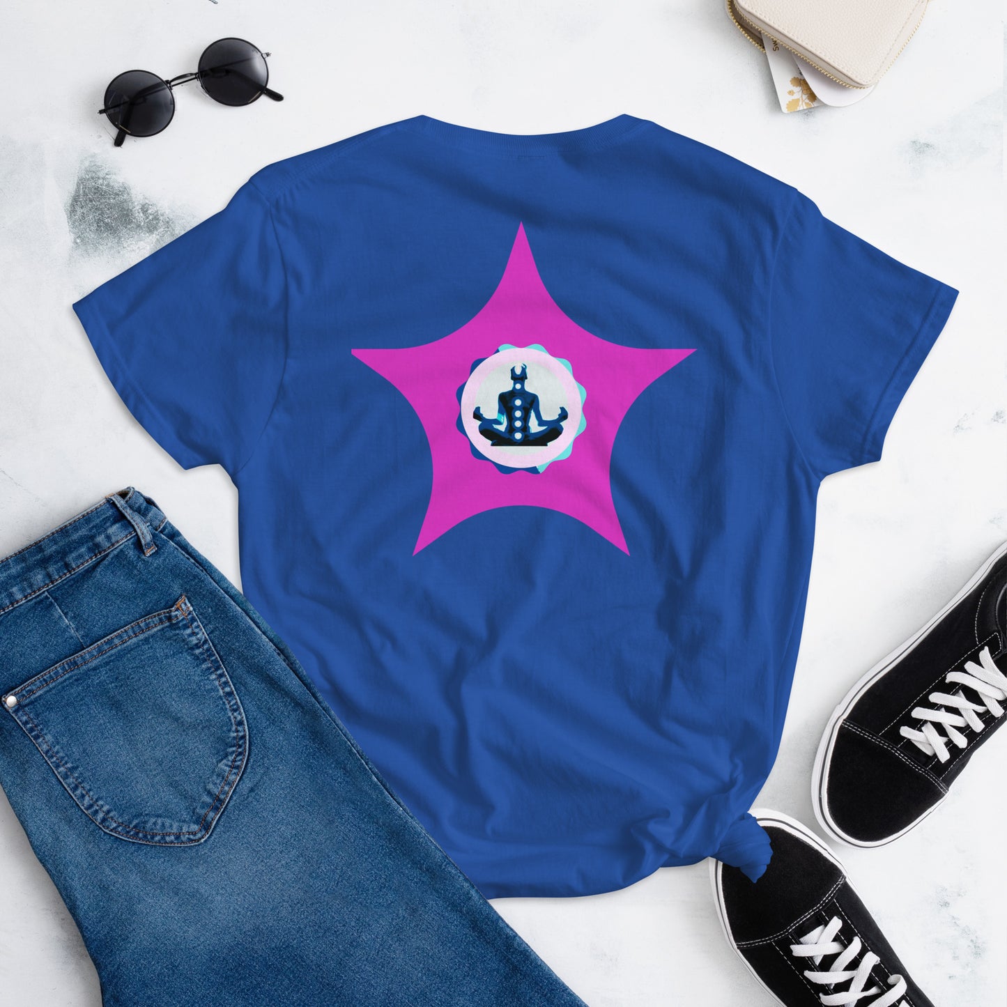 NATURE, Beautiful Scenery and Natural Scenery , Selective Focus, CALMNESS DESIGNS, Creative Designer's, Women's short sleeve t-shirt