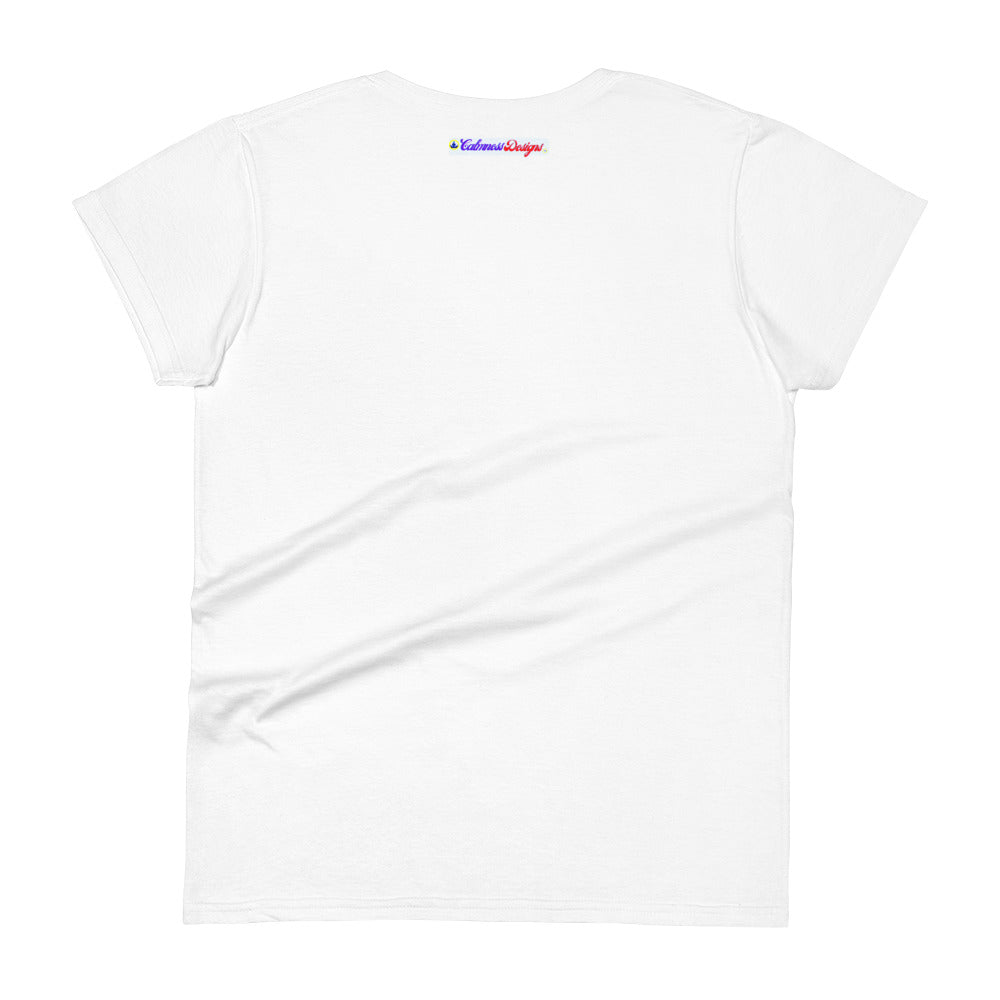 Love Therapy, Couple Kissing Hearts, Deep Affection, Calmness Designs, Women's short sleeve t-shirt