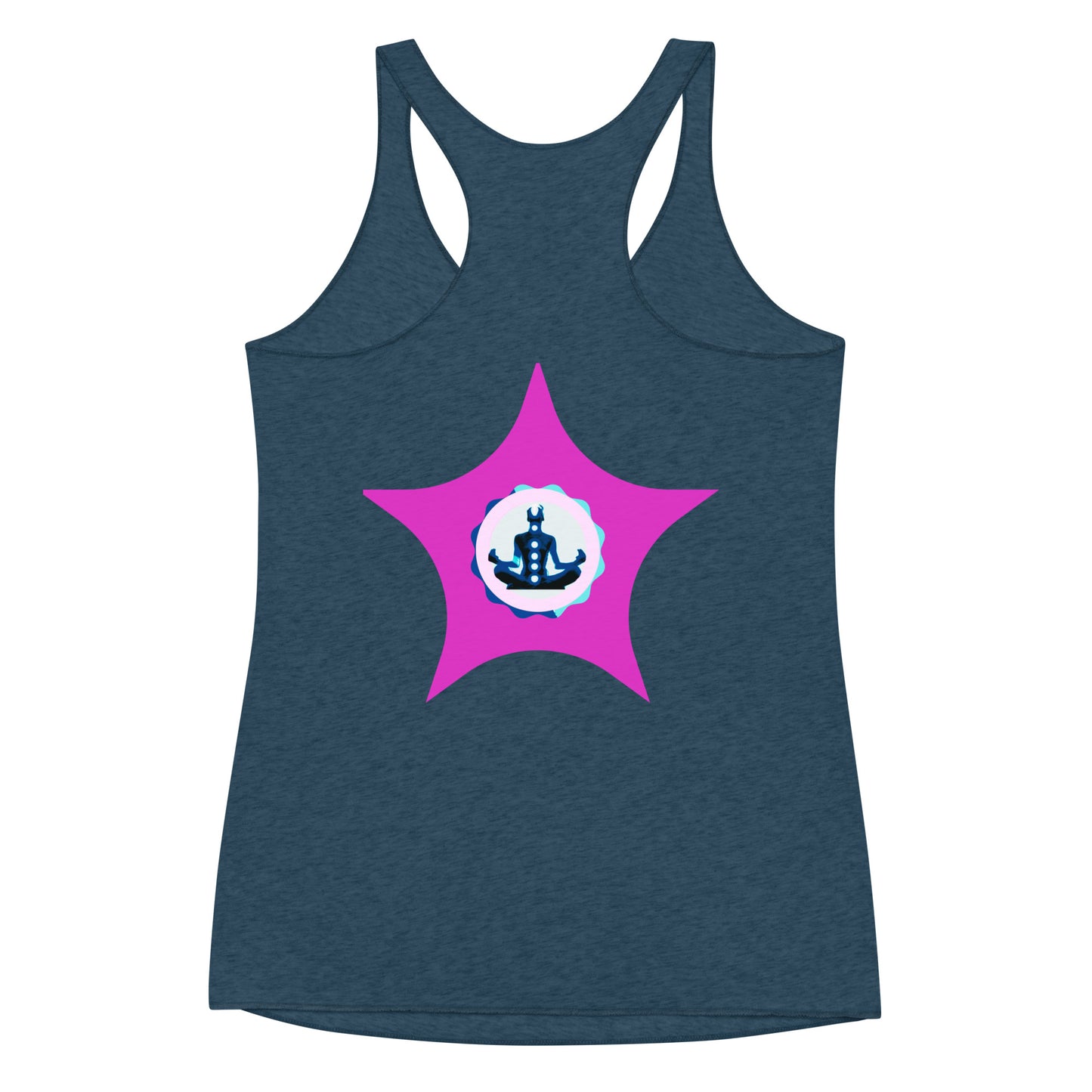 Gold Flower Plant With Butterfly, CALMNESS DESIGNS, Creative Designer's, Women's Racerback Tank